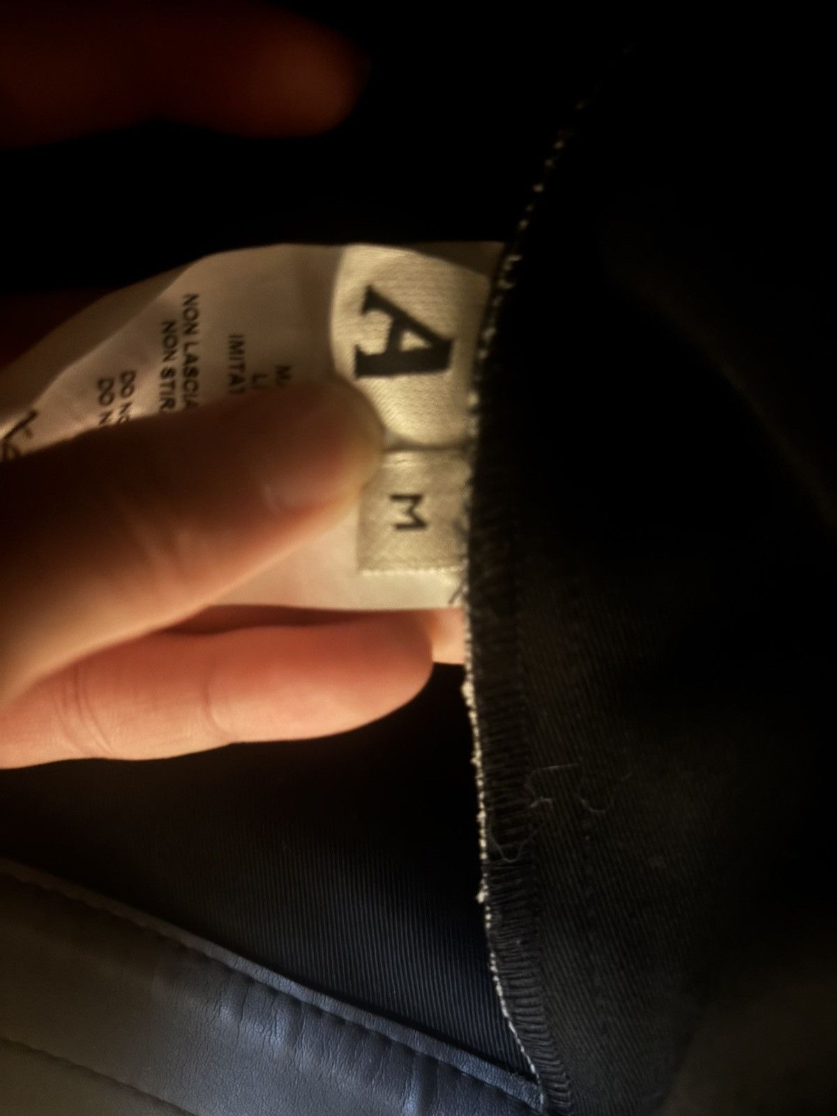 1017 ALYX 9SM 1017 ALYX 9SM Jacket w/ Imitation Leather Hem Size US M / EU 48-50 / 2 - 8 Thumbnail
