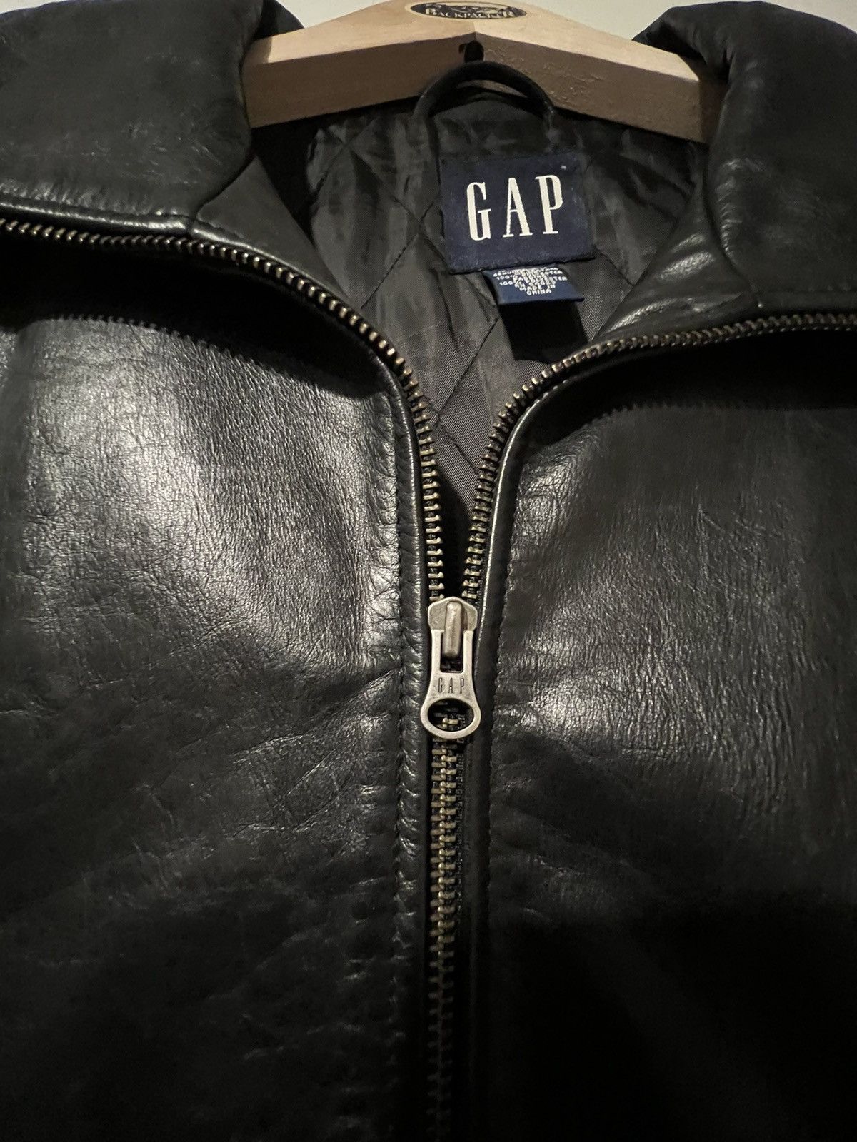 ふ*4様 50s ユーロ vintage leather jacket gap Vintage Gap Black Leather Jacket