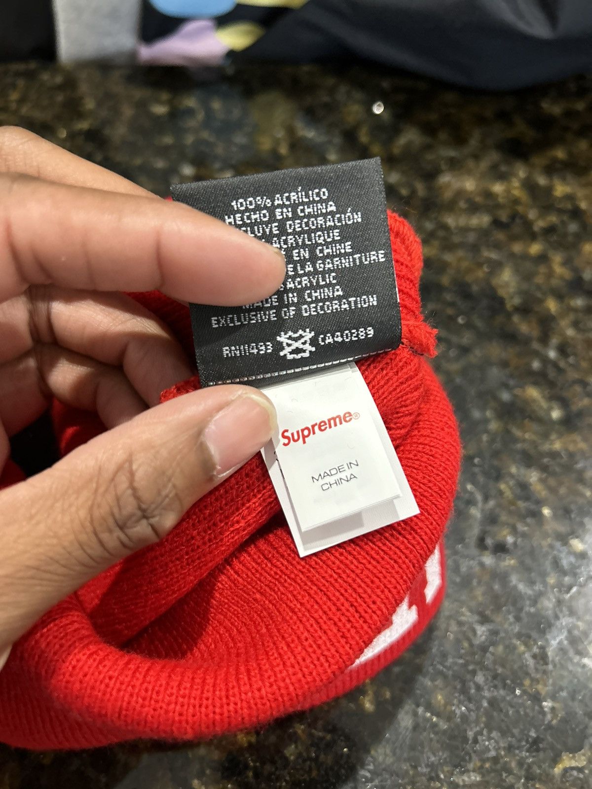 New Era × Supreme Supreme x new era varsity beanie Size ONE SIZE - 5 Thumbnail