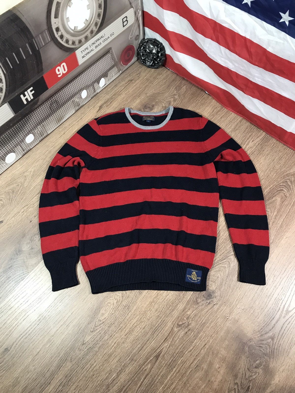Polo Ralph Lauren × Vintage Vintage Polo Jeans Company Knit Sweater Size US L / EU 52-54 / 3 - 1 Thumbnail