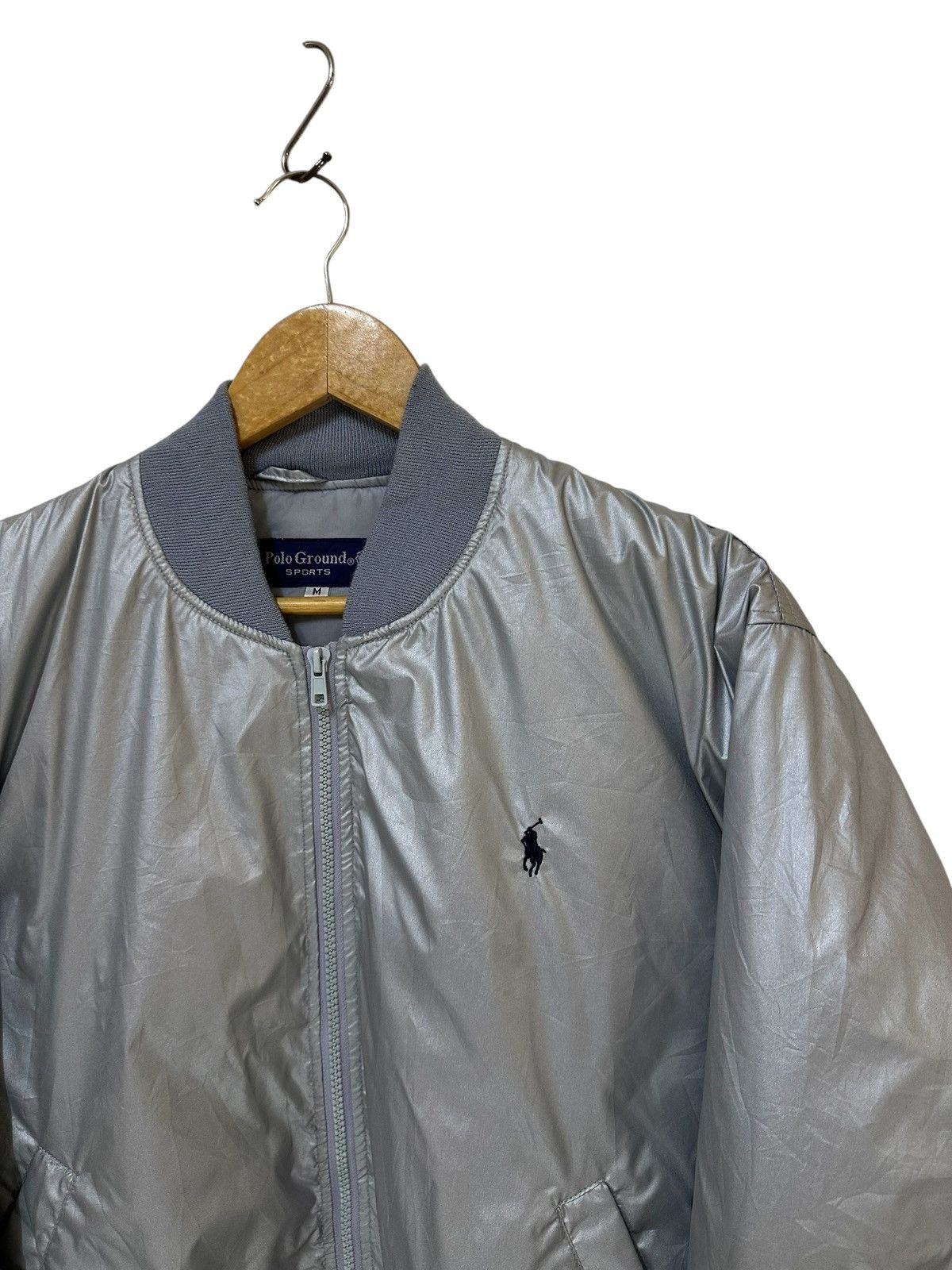 Vintage Vintage Polo Ground MA-1 Style Flight Jacket Size US M / EU 48-50 / 2 - 4 Thumbnail