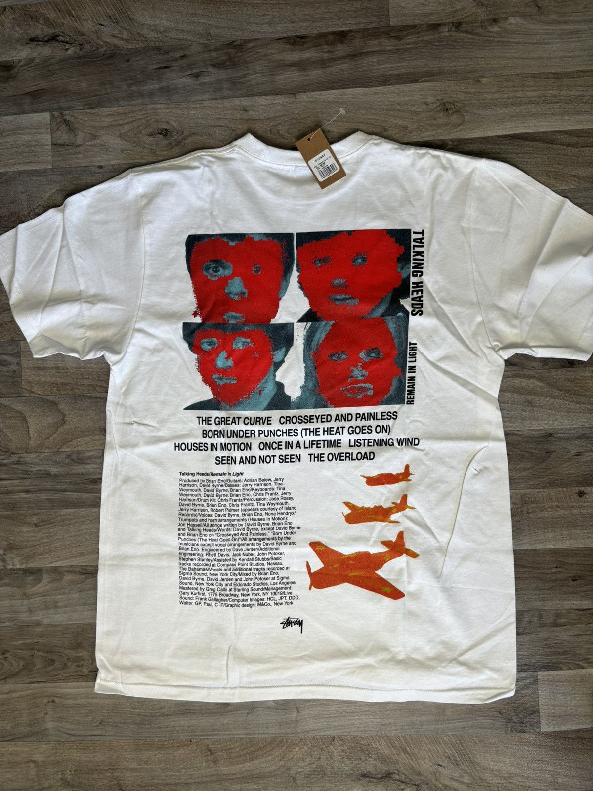 【在庫あり】STUSSY 23FW TALKING HEADS REMAIN IN LIGHT TEE Buy Stussy Talking Heads Remain In Light Tee 'White