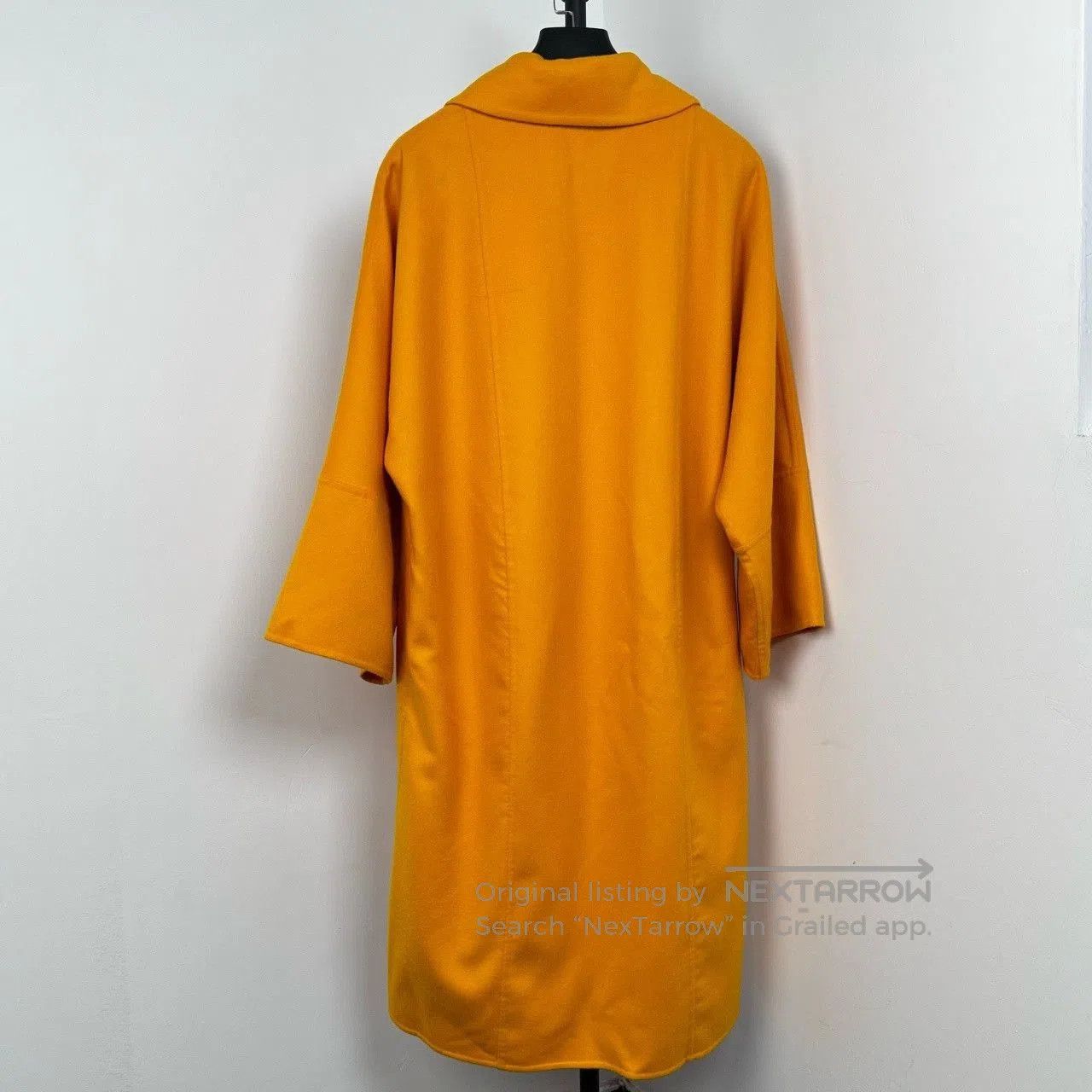Loewe Loewe Yellow Cashmere Long Coat Jodie. Size XS / US 0-2 / IT 36-38 - 2 Thumbnail