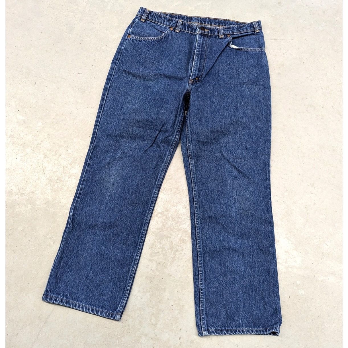 Levi's × Levi's Vintage Clothing × Vintage Vintage Levis 619 Made in Canada Orange Tab Blue Jeans Size US 32 / EU 48 - 2 Thumbnail