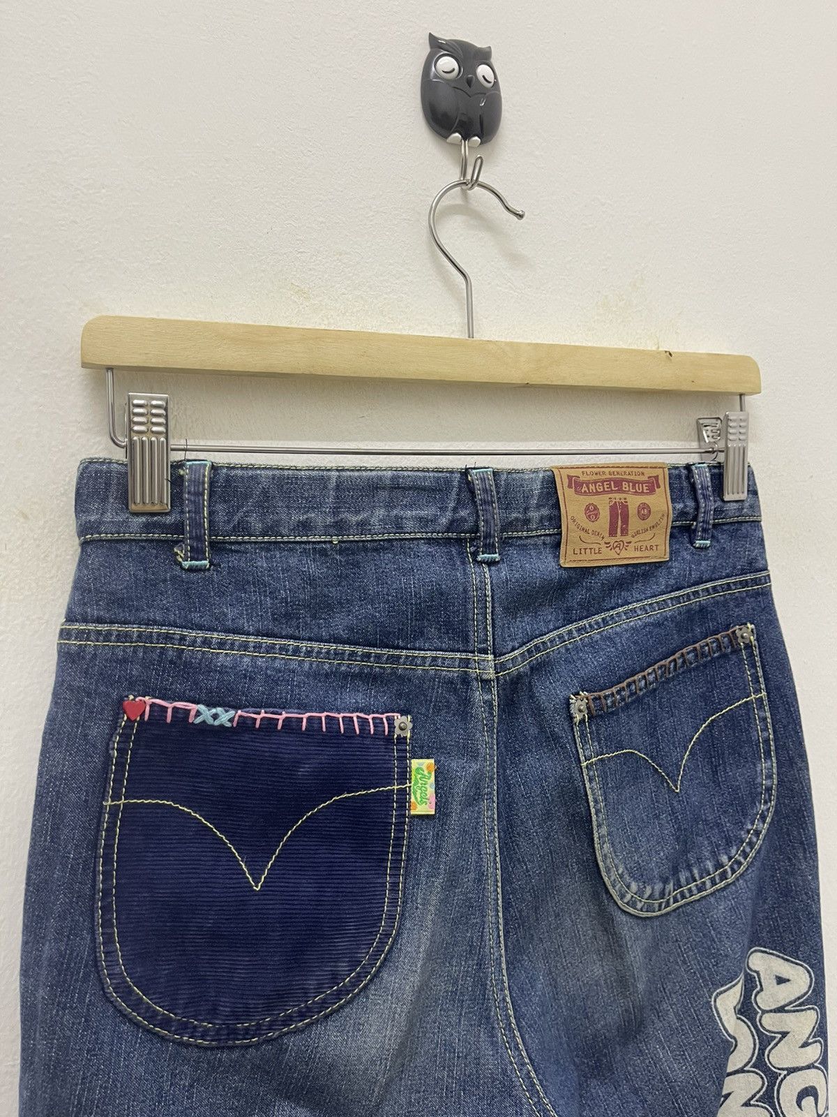Angel Blue Rare Vintage ANGEL BLUE Yoshitomo Nara Style Size 27" / US 4 / IT 40 - 16 Thumbnail