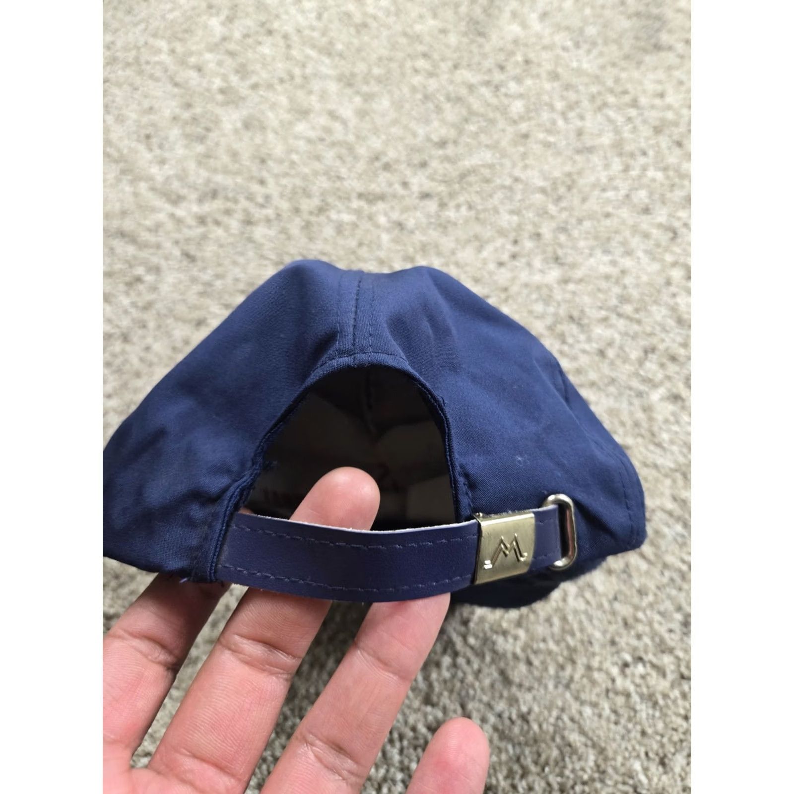 Bell VINTAGE Mohr's Pacific Bell Hat Cap One Size Strap Back Blue 90s Baseball Cap Men Adjustable Twill Cotton 90s Theme Womens Mens Boys Girls Size ONE SIZE - 3 Thumbnail