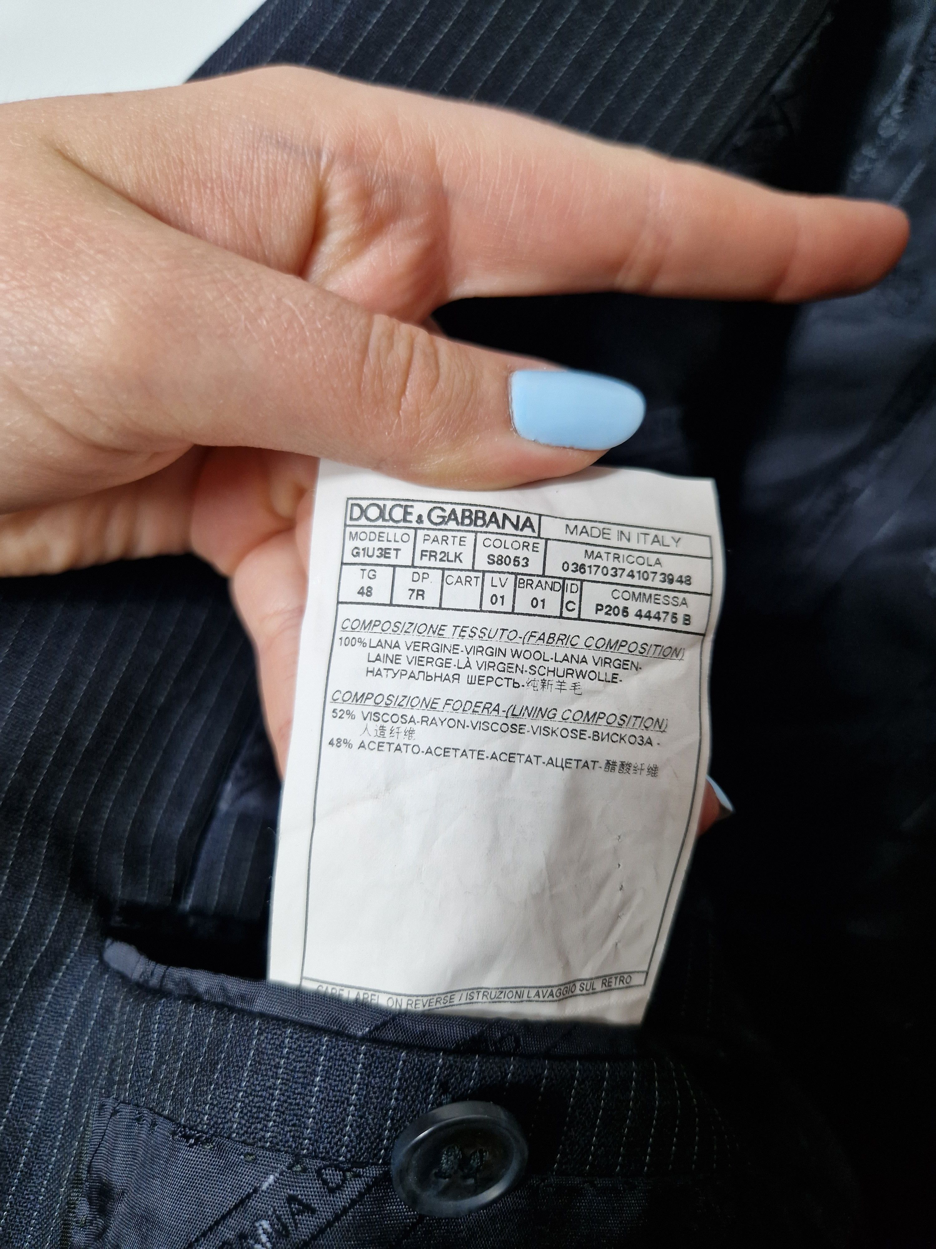 Dolce & Gabbana Dolce & Gabbana wool blazer Size 38L - 8 Thumbnail