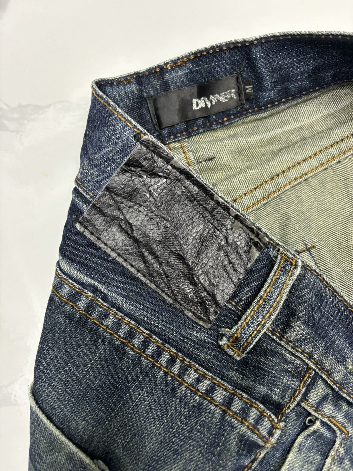 14th Addiction 1990s DIVINER CLAW MARK DISTRESSED DENIM PUNK JEANS Size US 32 / EU 48 - 10 Thumbnail