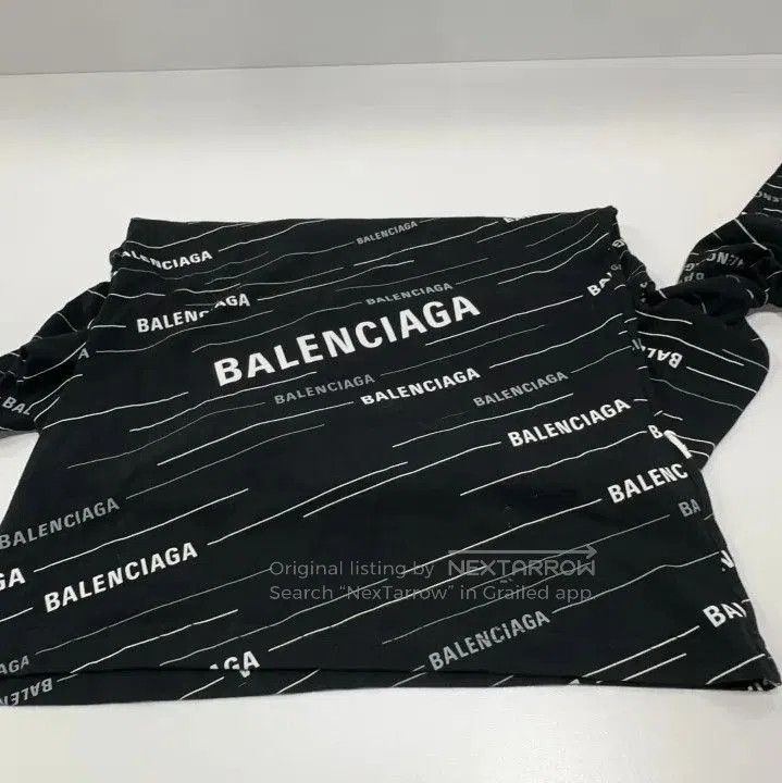 Balenciaga Balenciaga Long Sleeve Stretch Black T. Size US M / EU 48-50 / 2 - 2 Thumbnail