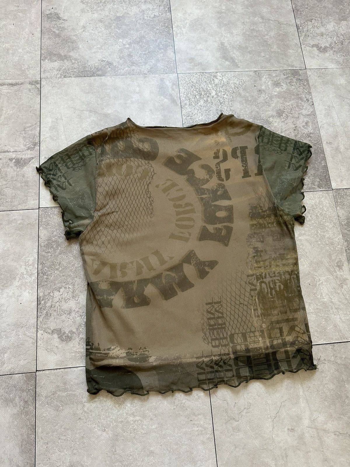 Jaded London Jaded London Y2K Military Mesh Top Punk T-Shirt LGB Vibe Size S / US 4 / IT 40 - 7 Thumbnail