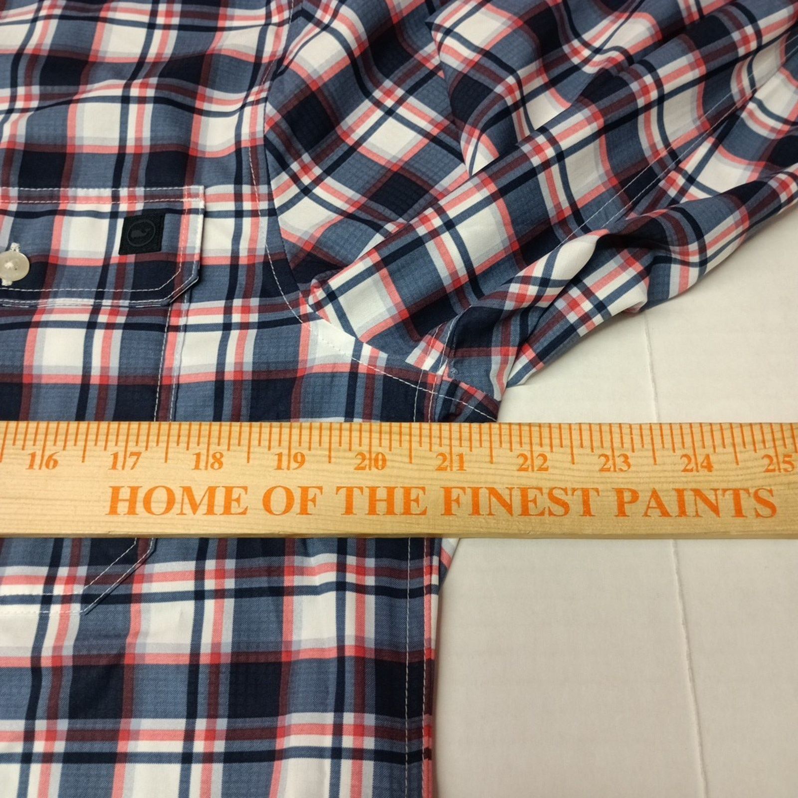 Vineyard Vines Vineyard Vines Shirt Men M Blue Plaid Vented Roll Tab Sleeve Size US M / EU 48-50 / 2 - 5 Thumbnail