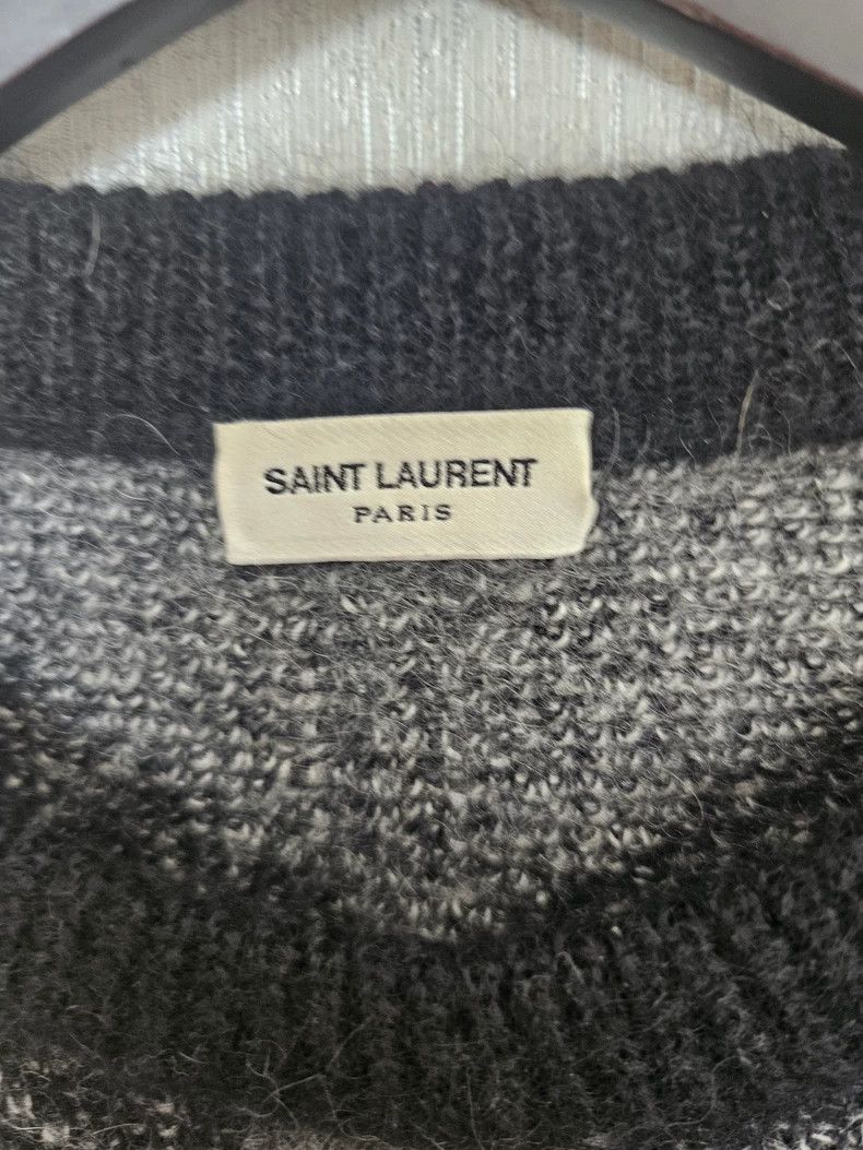 Saint Laurent Paris saint Laurent parisPlaid sweater 2503-Nextarrow Size L / US 10 / IT 46 - 2 Thumbnail