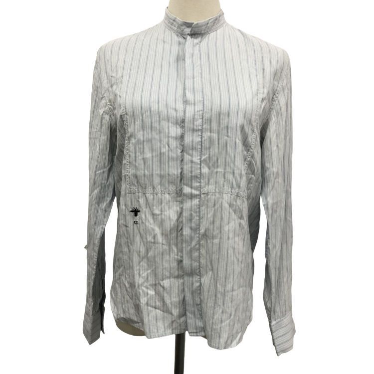 Dior Dior Bee Stripe Silk Button Up Shirt Size 36 Size XS / US 0-2 / IT 36-38 - 1 Thumbnail