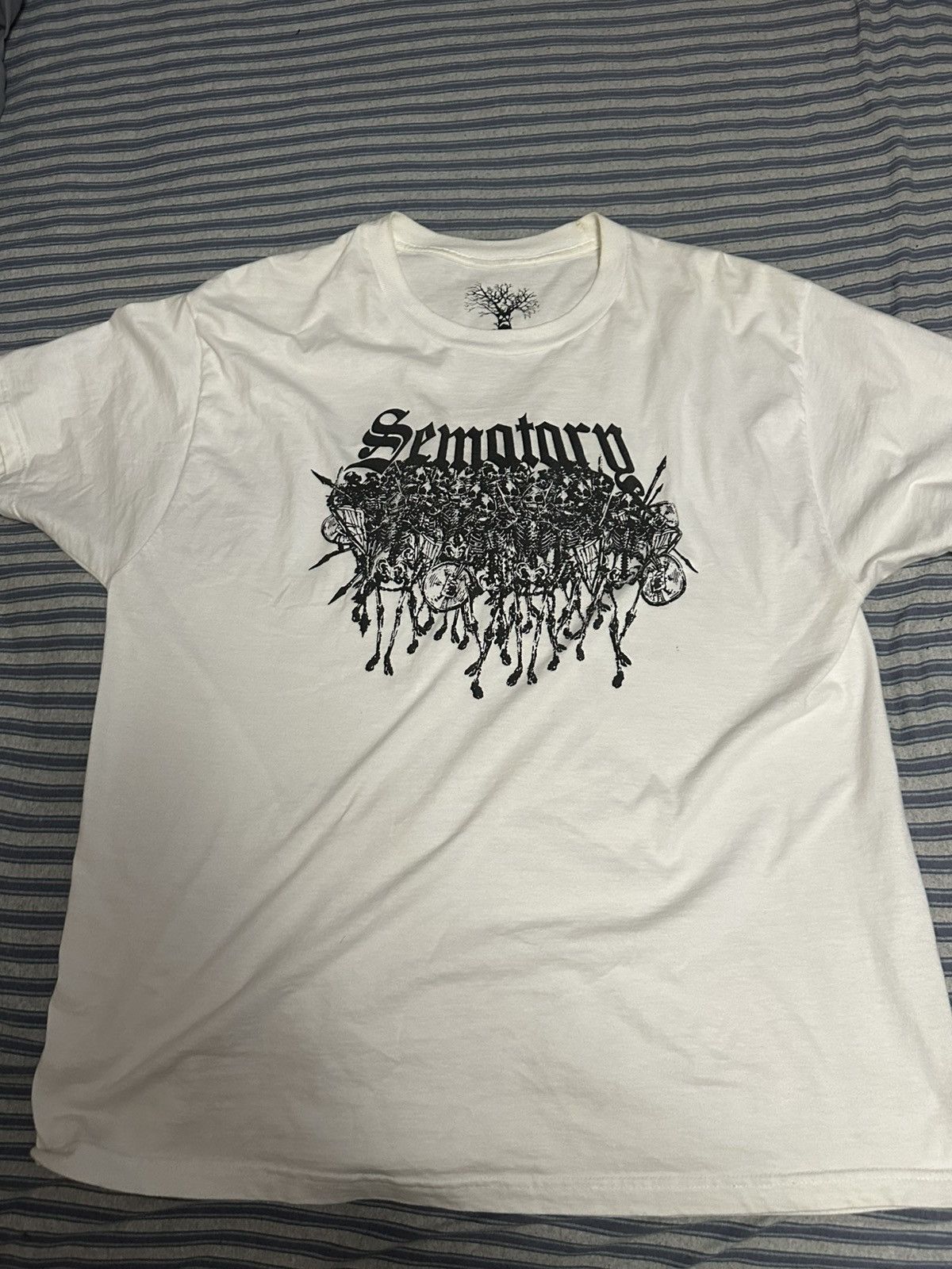 Haunted Mound Sematary Haunted mound white shirt Size US XL / EU 56 / 4 - 1 Thumbnail
