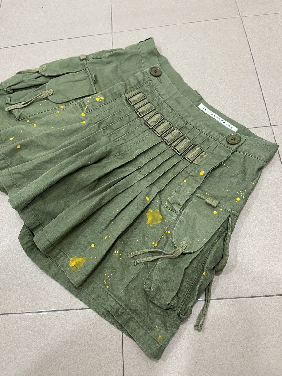 Sunao Kuwahara Issey Miyake by Sunaokuwahara Military Skrit Size 30" / US 8 / IT 44 - 8 Thumbnail