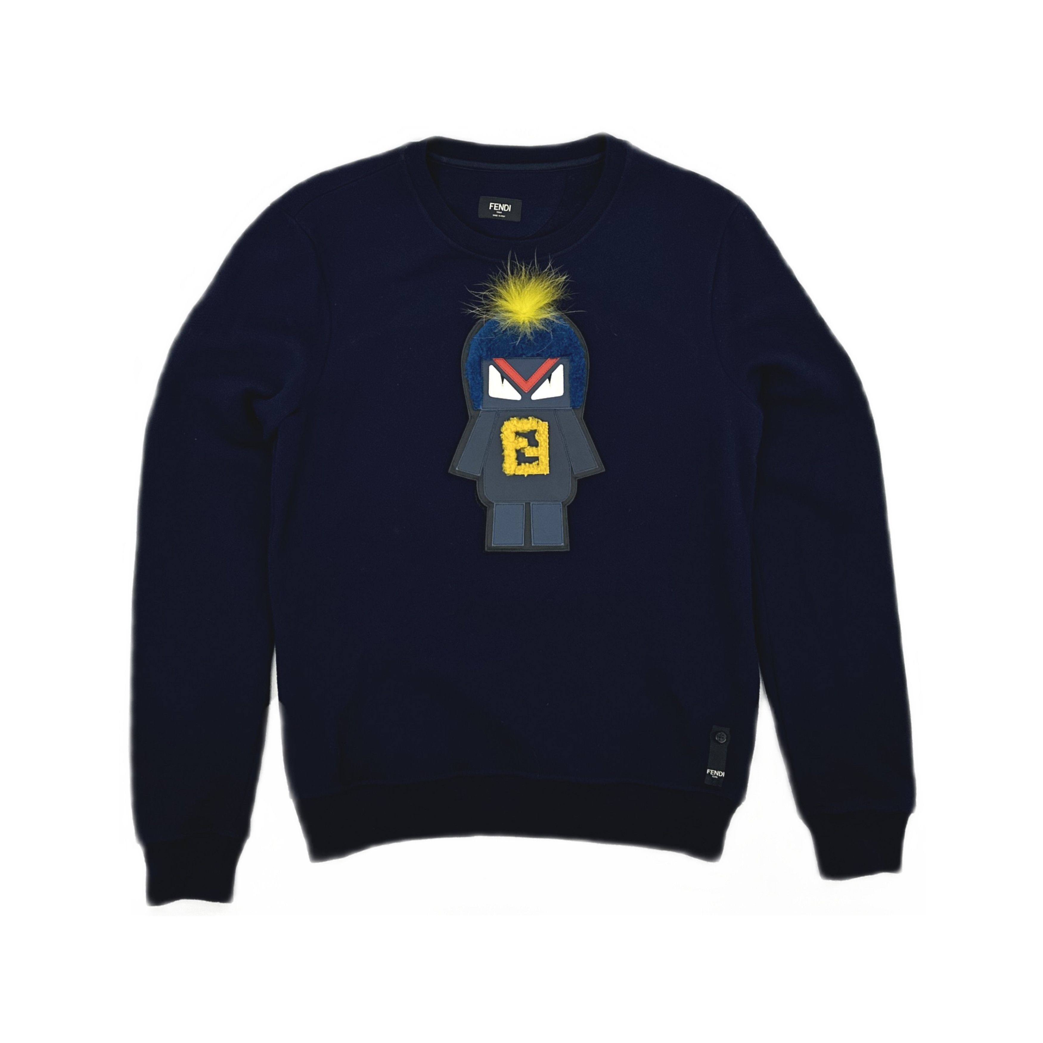 Fendi Fendi Monster Appliqué Sweatshirt Size S Size US S / EU 44-46 / 1 - 1 Thumbnail