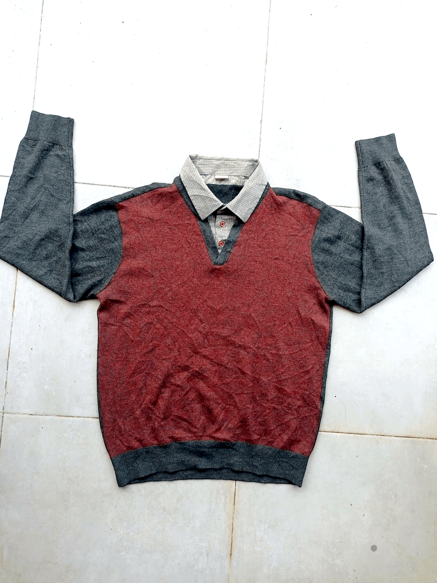Japanese Brand Double Layer Parkland Light Knit Wear Size US L / EU 52-54 / 3 - 7 Thumbnail