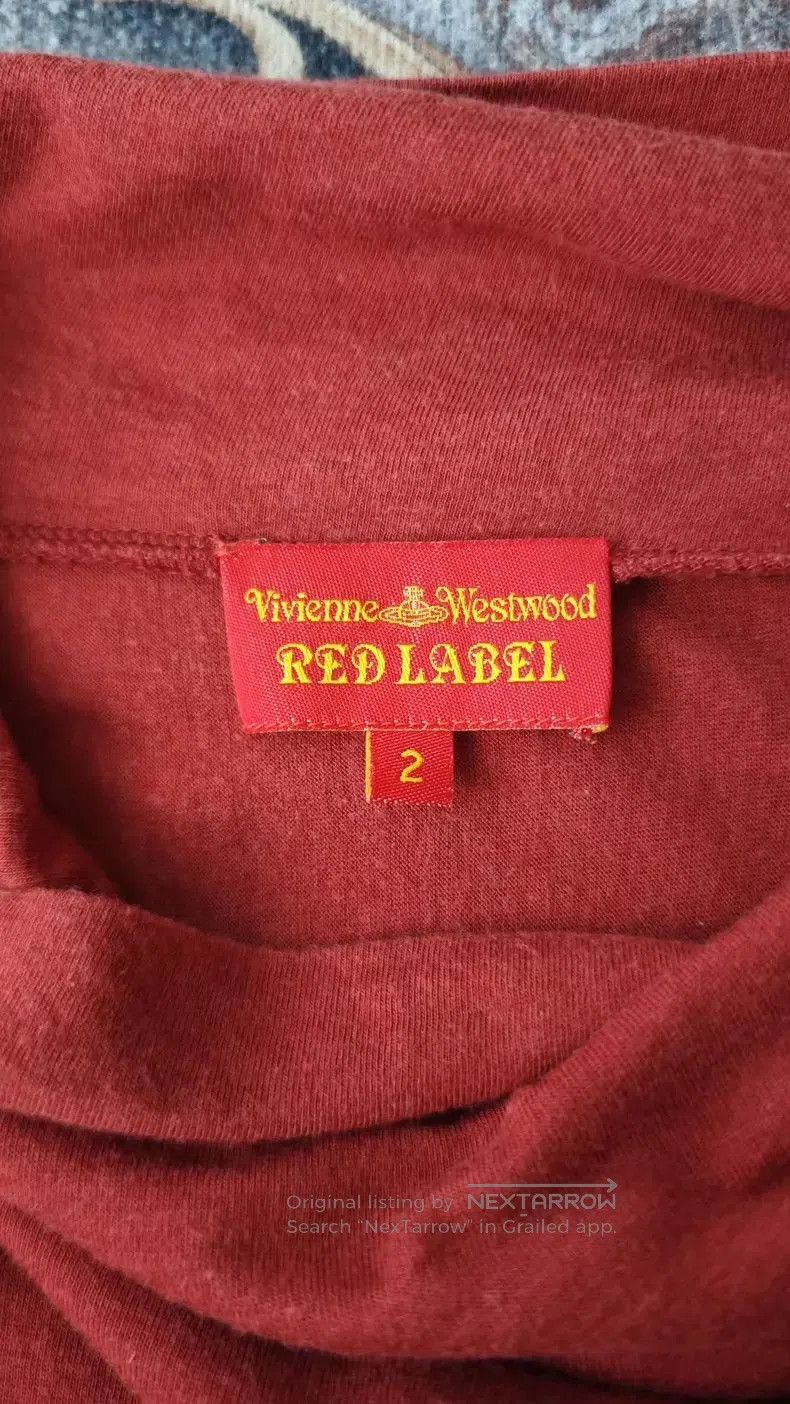 Vivienne Westwood Vivienne Westwood Red Asymmetric Top. Size US M / EU 48-50 / 2 - 5 Thumbnail