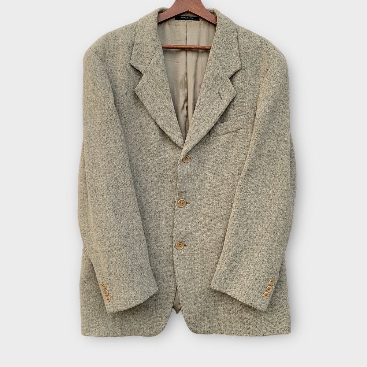 Emporio Armani Emporio Armani Wool Coat Size US M / EU 48-50 / 2 - 2 Thumbnail