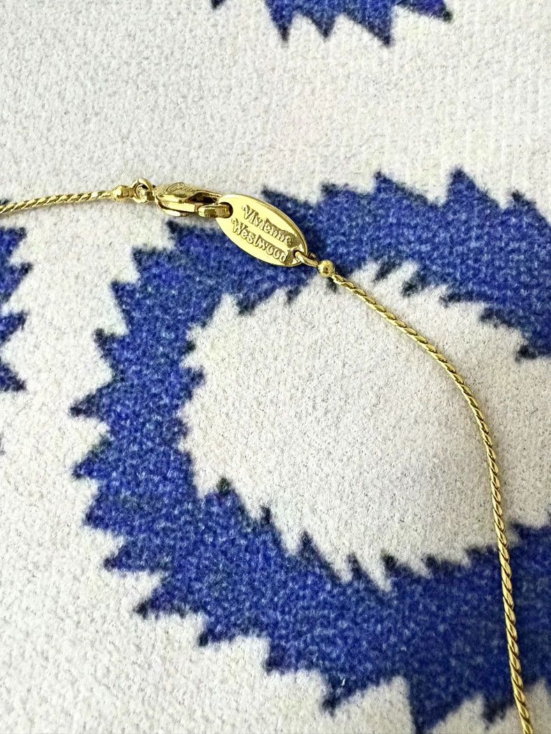 Vivienne Westwood Vivienne Westwood Antique Saturn gabrilla ceramic necklace Size ONE SIZE - 3 Thumbnail