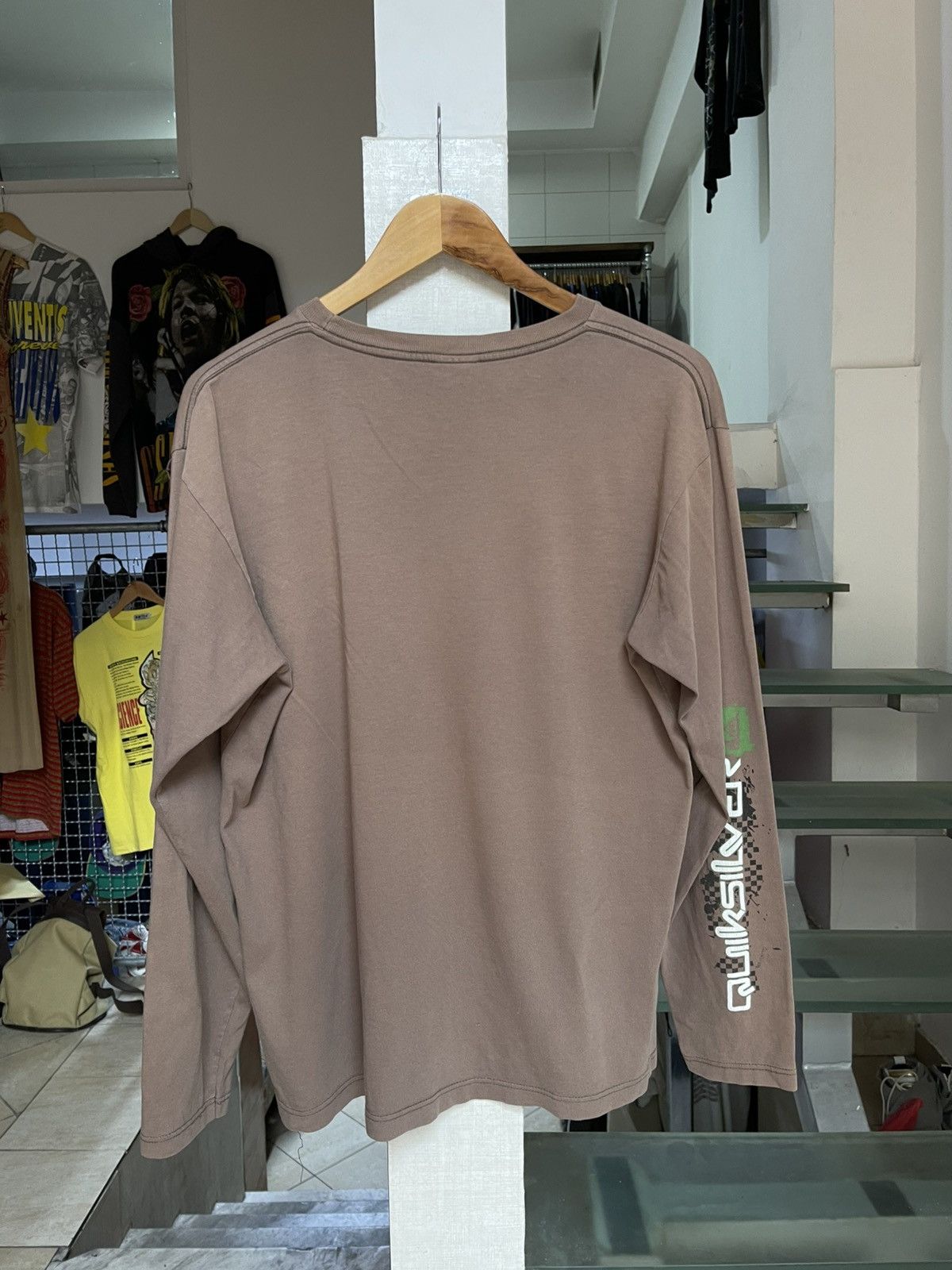 Quiksilver Vintage Quiksilver Long Sleeve t shirt sleeve hit Size US L / EU 52-54 / 3 - 2 Thumbnail