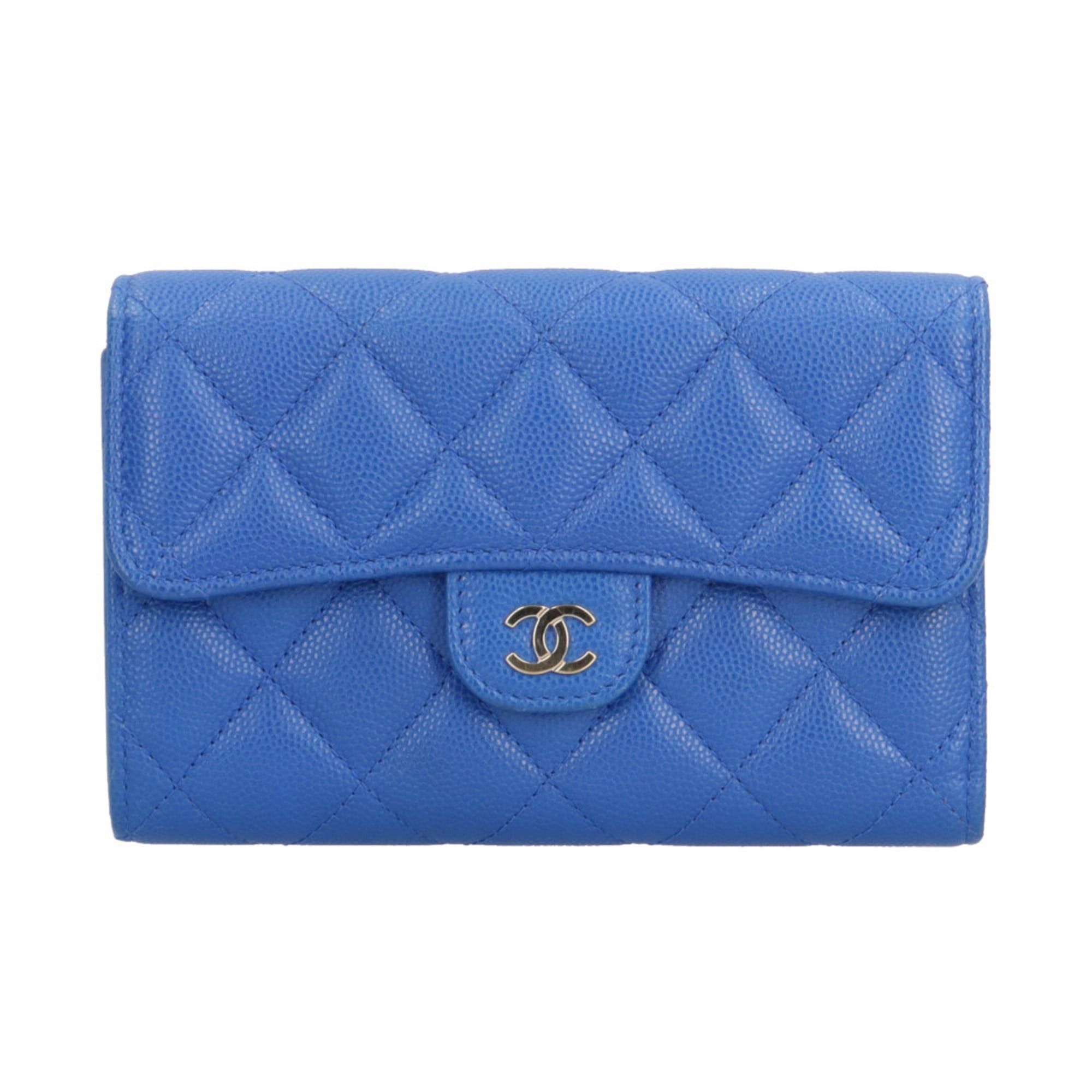 Chanel CHANEL Matelasse Tri-fold Wallet in Caviar Leather AP0232 for Women Size ONE SIZE - 1 Thumbnail