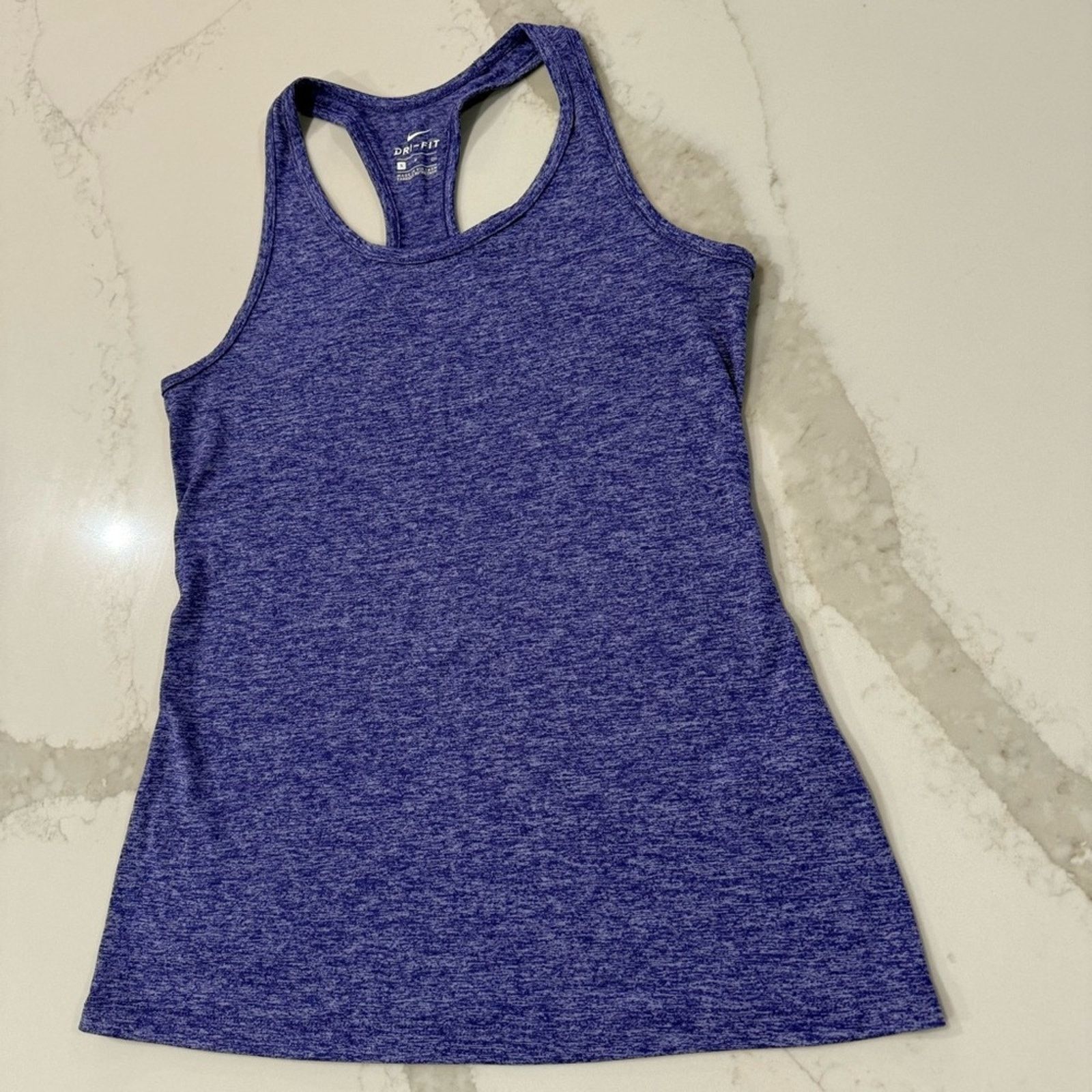 Nike Nike Dri-Fit Racerback Athletic Tank Top Womens Small Purple Size S / US 4 / IT 40 - 2 Thumbnail