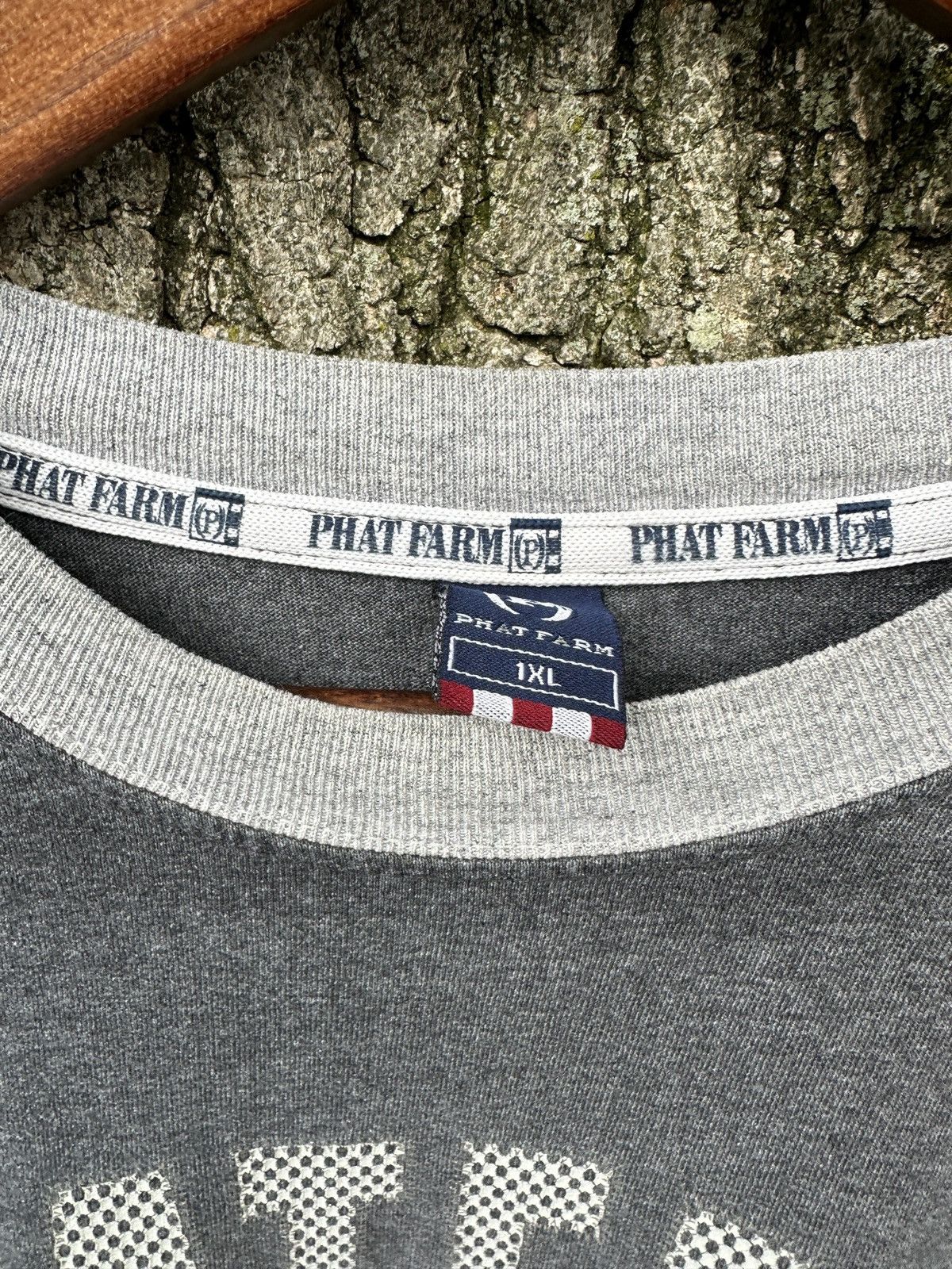 Phat Farm × Vintage Vintage Phat Farm Sun Faded Grey Graphic T Shirt Size US XL / EU 56 / 4 - 2 Thumbnail