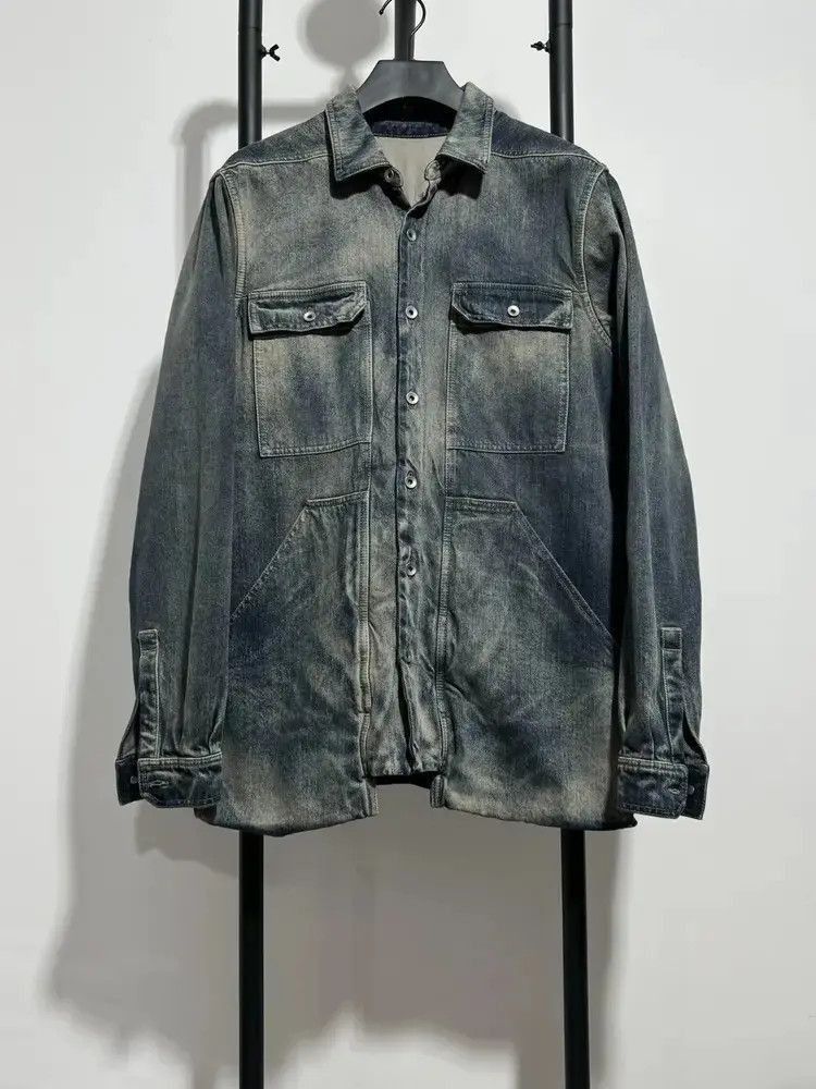 Rick Owens Rick Owens washed denim jacket-2507 Size US M / EU 48-50 / 2 - 1 Thumbnail