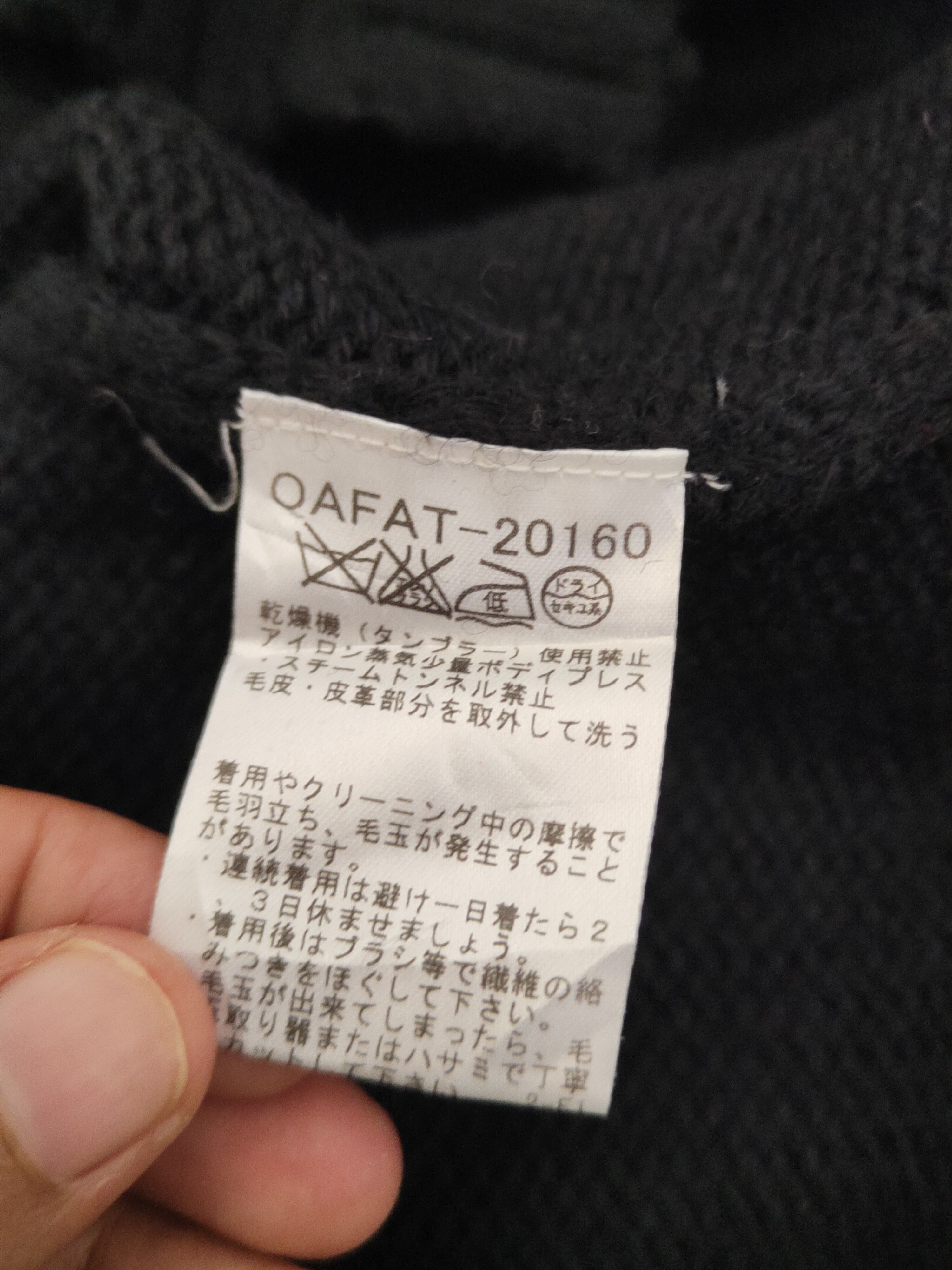 Homespun Knitwear × Japanese Brand × Michel Klein A.v.v Michel Klein Black Knitwear Cardigan #W1089 Size M / US 6-8 / IT 42-44 - 10 Thumbnail