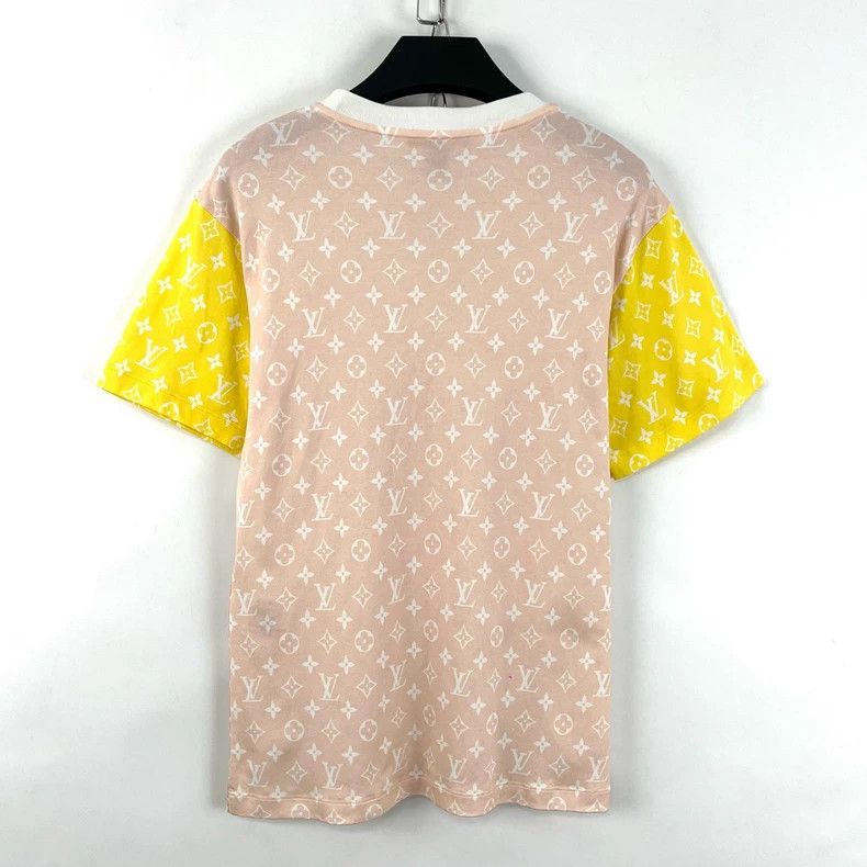 Louis Vuitton Louis Vuitton Color-block presbyopic chain full print T-sh Size S / US 4 / IT 40 - 5 Thumbnail