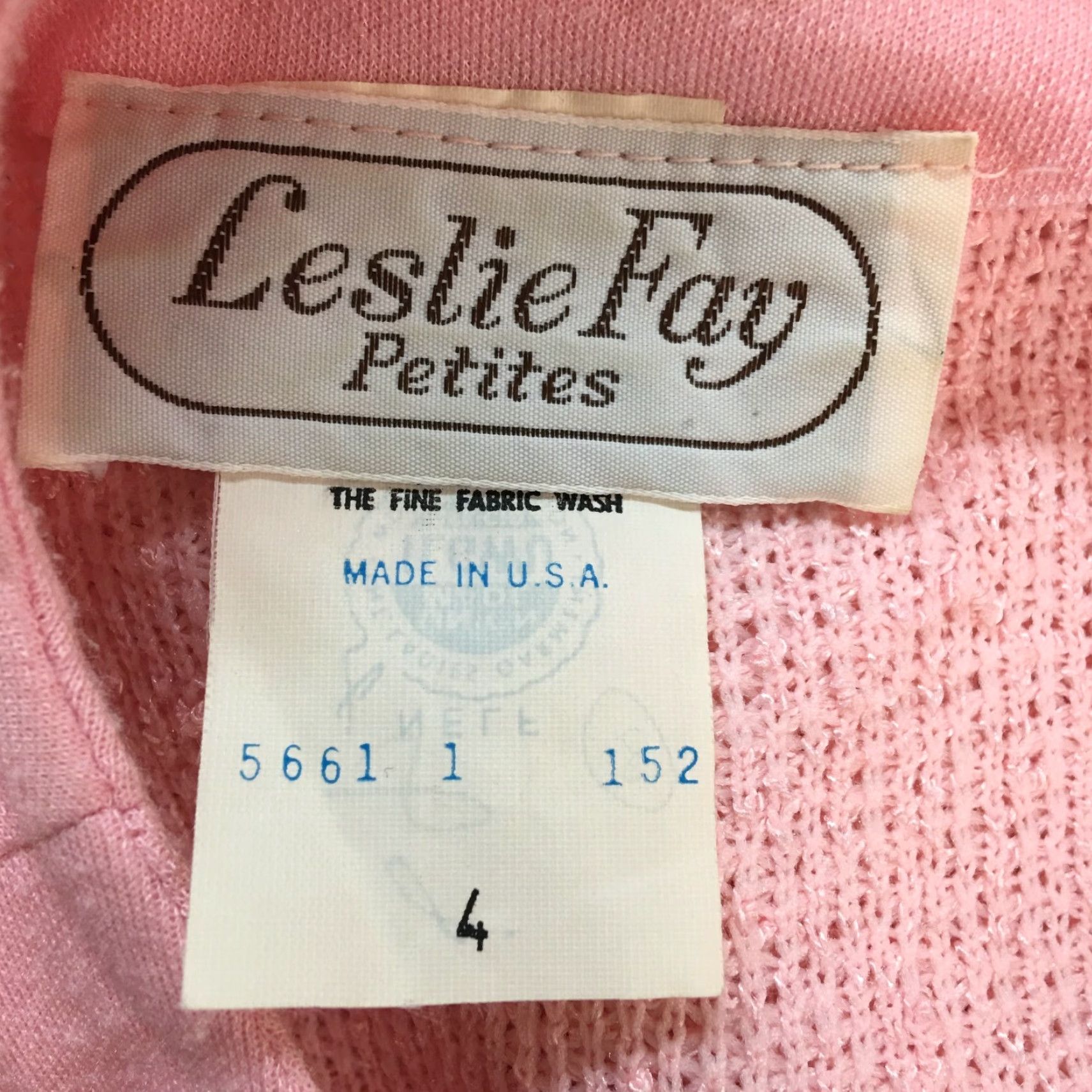 Vintage VINTAGE Leslie Fay Dress Pink Petite Size 4 Button Front Cinch Waist Midi Fit & Flare Women Size S / US 4 / IT 40 - 6 Thumbnail