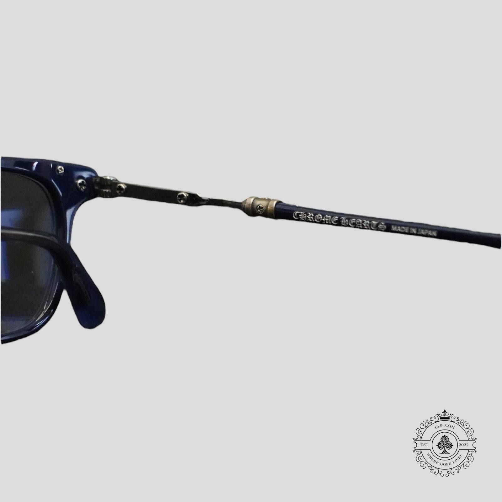 Chrome Hearts Chrome Hearts Tycoxagain Glasses in Blue/Silver Size ONE SIZE - 6 Thumbnail