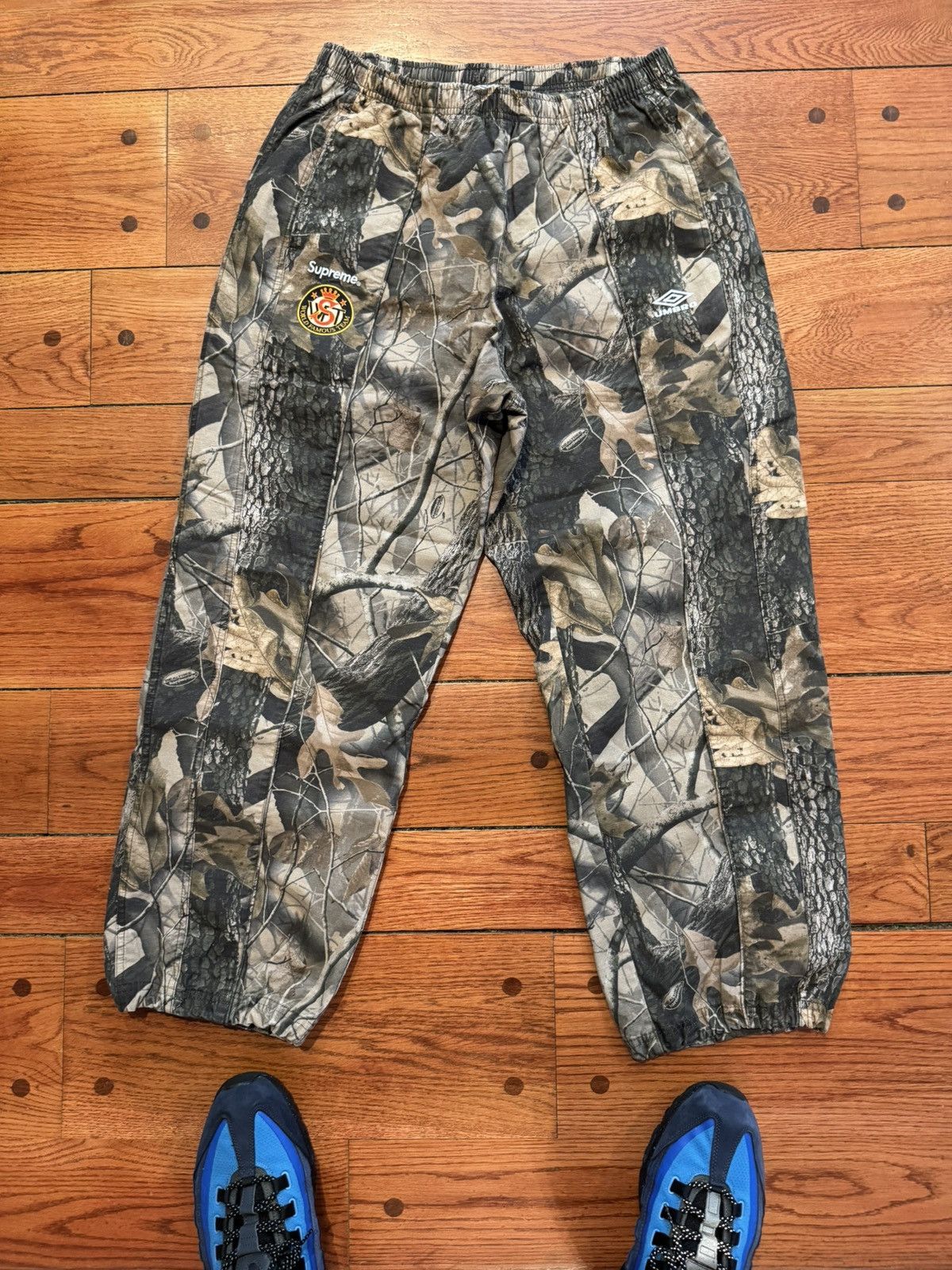 Supreme Umbro Realtree Camo Track Pants SS26 Ripstop Large
