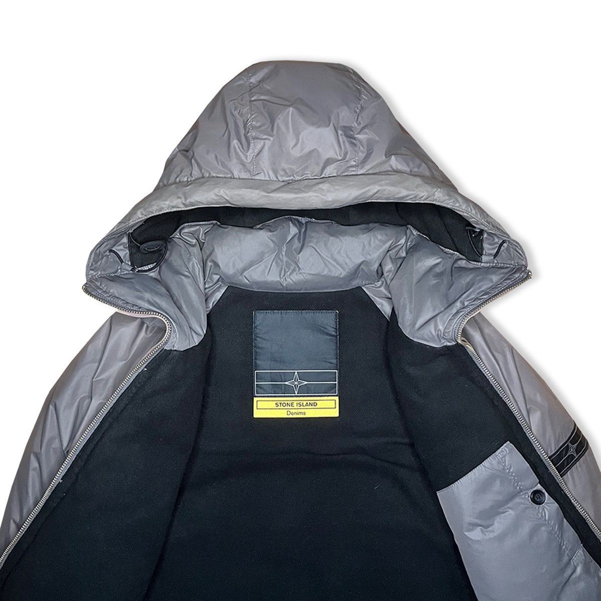 Stone Island 2009 Stone Island Denims Technical Fleece Lined Puffer Size US XL / EU 56 / 4 - 7 Thumbnail