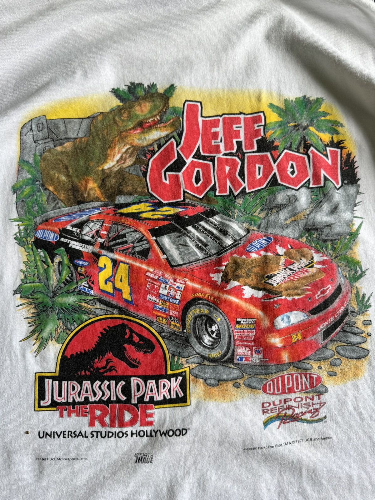 NASCAR VTG Nascar Jurassic Park 90s Size US XL / EU 56 / 4 - 7 Thumbnail