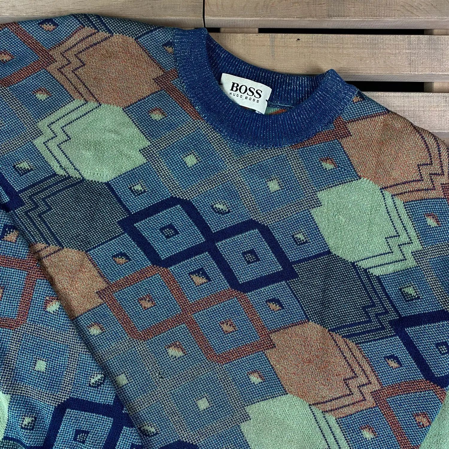 Hugo Boss Mens Sweater Sweatshirt Hugo Boss Vintage Size 48 Size US M / EU 48-50 / 2 - 2 Thumbnail