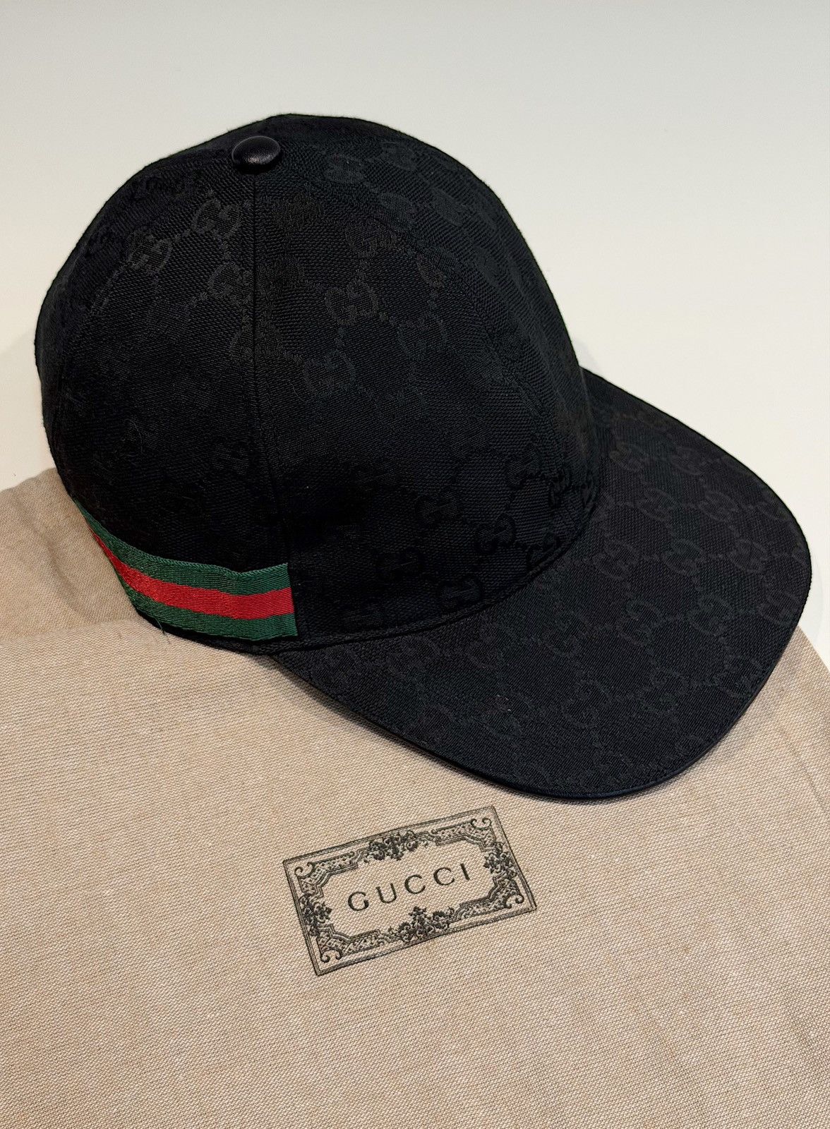 Gucci GUCCI GG Monogram Web Baseball Cap Demna Nettspend Tom Ford Size ONE SIZE - 18 Thumbnail
