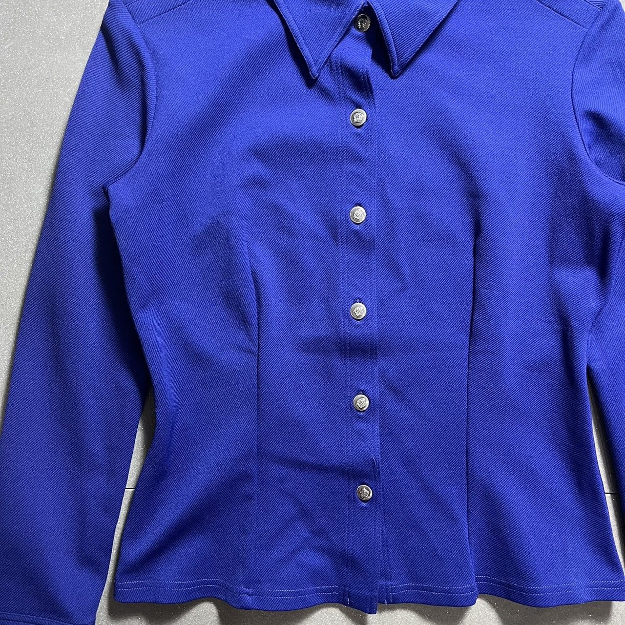 Versace × Versace Jeans Couture × Versus Versace Jeans Couture Blue Shirt Size M / US 6-8 / IT 42-44 - 3 Thumbnail