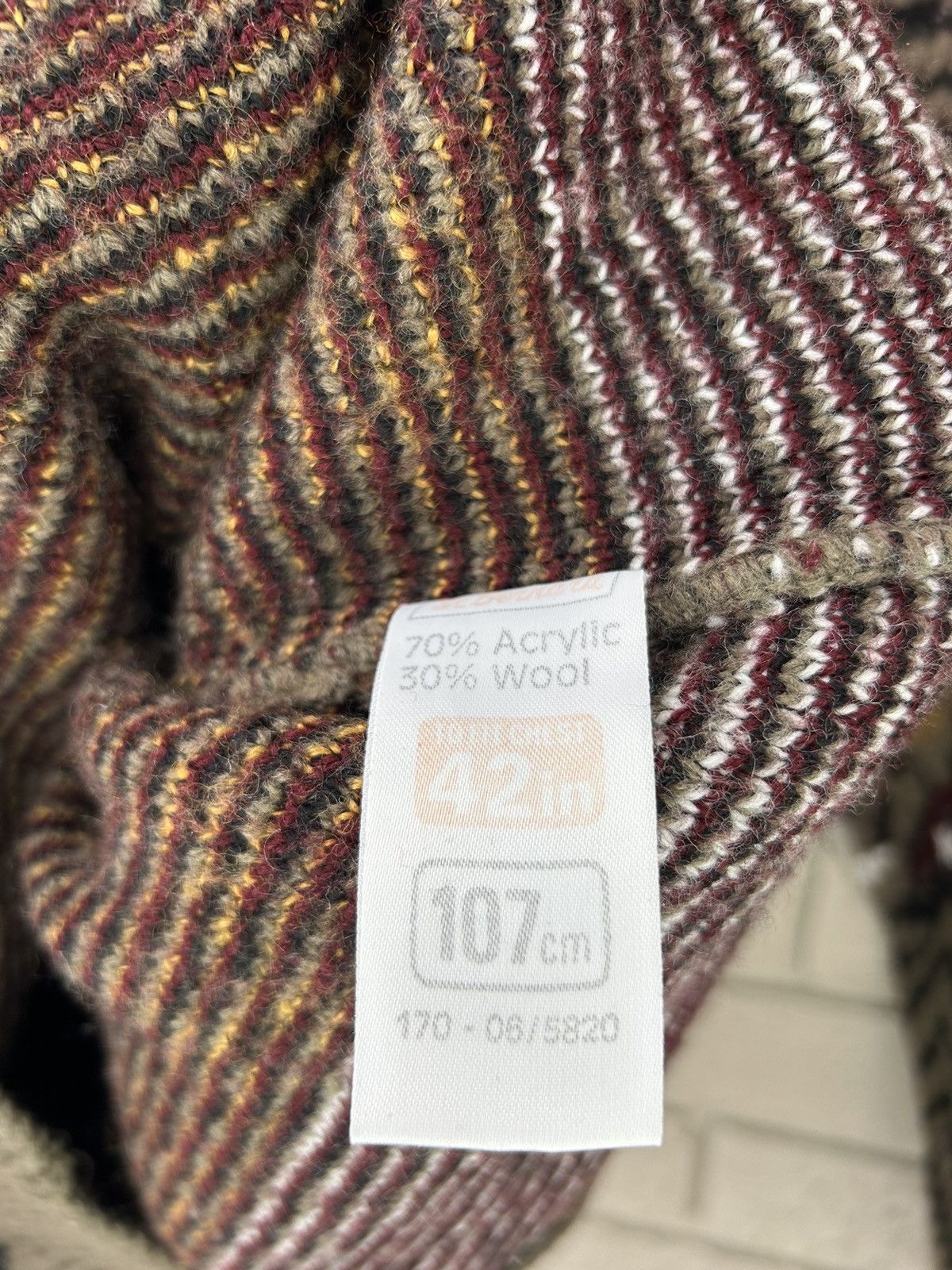 Vintage Vintage 90s Italian Brown Wool Knit Size US M / EU 48-50 / 2 - 8 Thumbnail