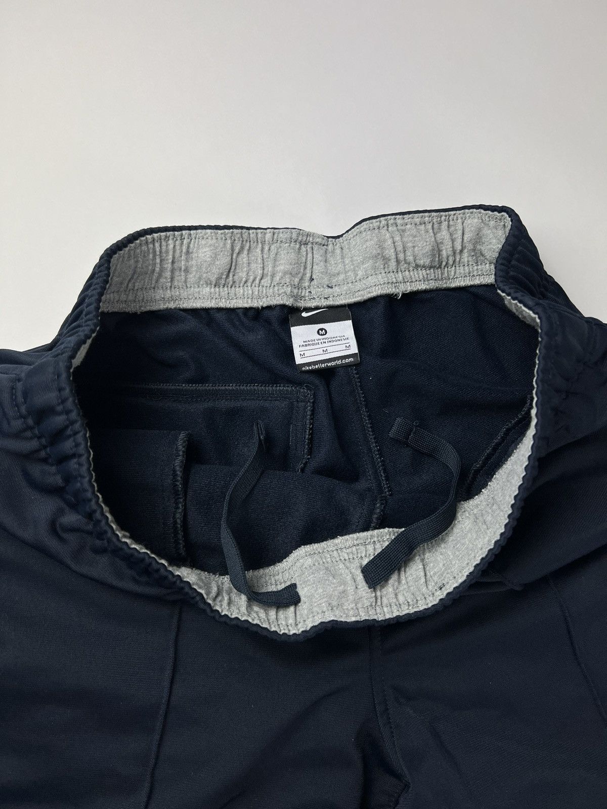 Nike × Vintage Vintage Nike Dark Blue Training Pants, Size M Size US 32 / EU 48 - 4 Thumbnail