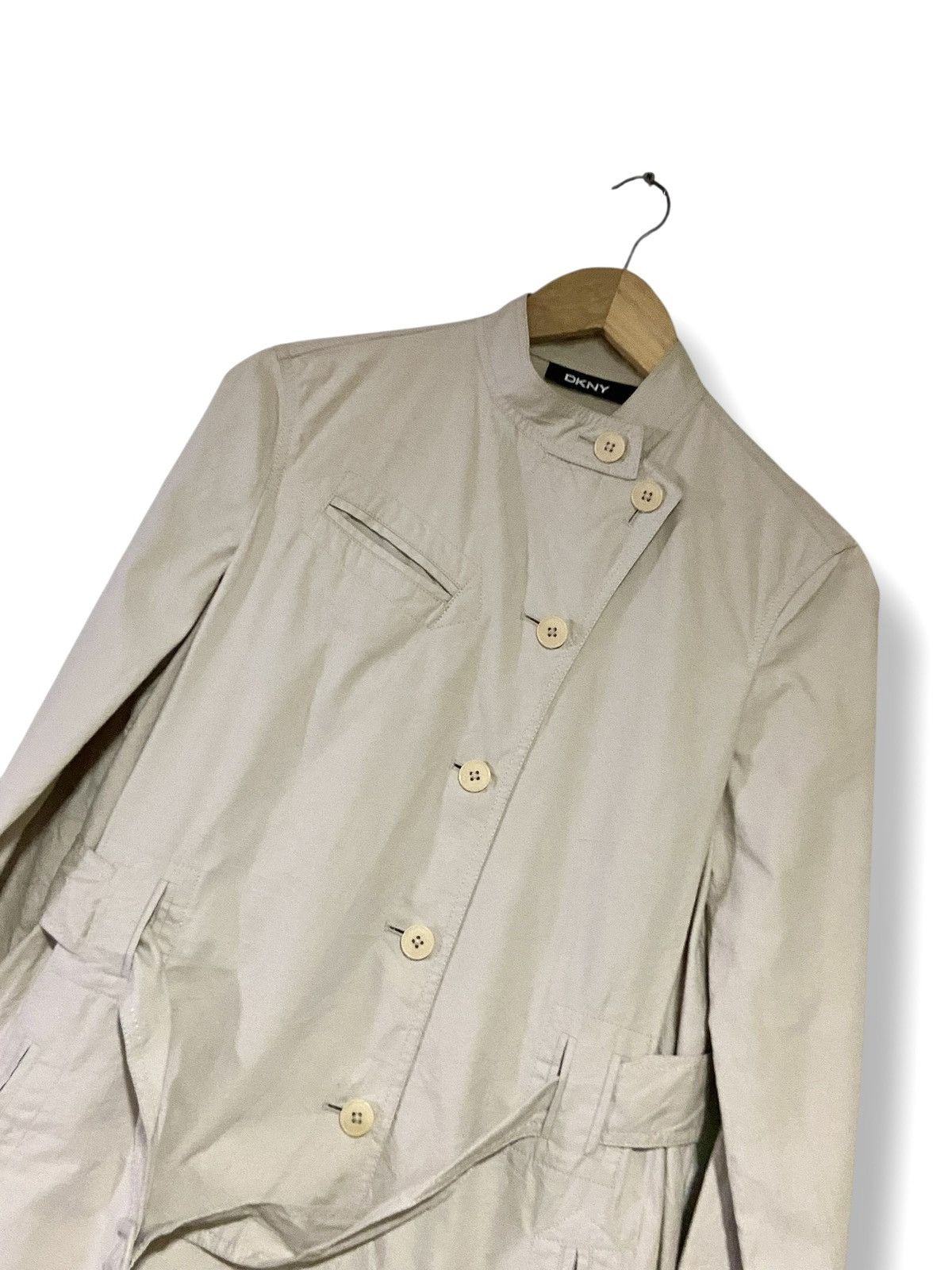 DKNY Vintage DKNY Belted Trench Coat (159) Size XS / US 0-2 / IT 36-38 - 4 Thumbnail