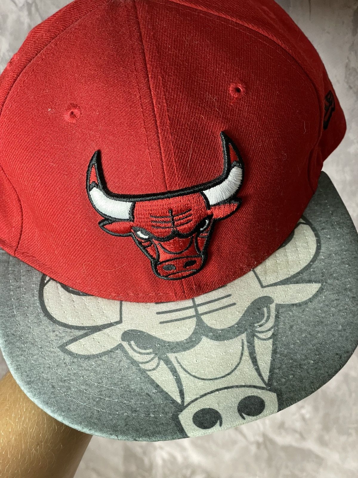 NBA × Vintage Vintage Chicago bulls 90s embroidered hat grafitty nba cap Size ONE SIZE - 9 Thumbnail