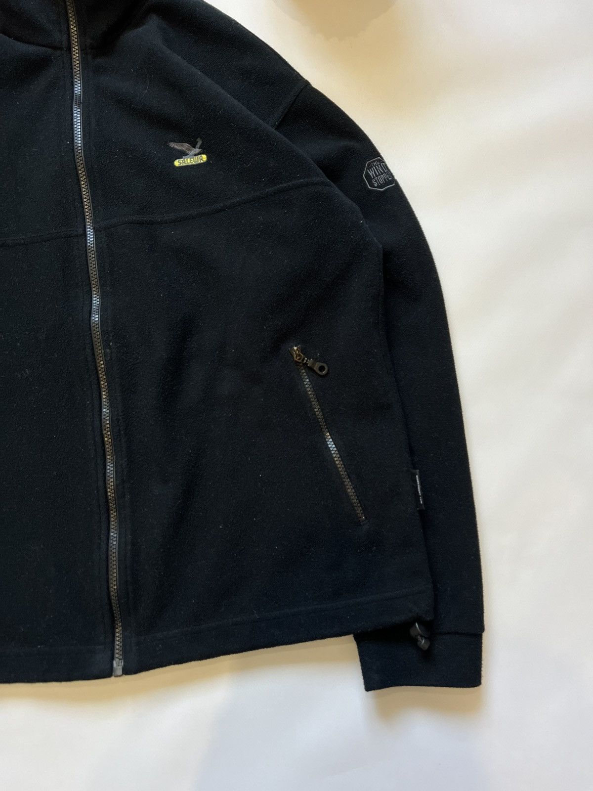 SALEWA Salewa Fleece Windbreaker Zip Sweatshirt Size US L / EU 52-54 / 3 - 2 Thumbnail