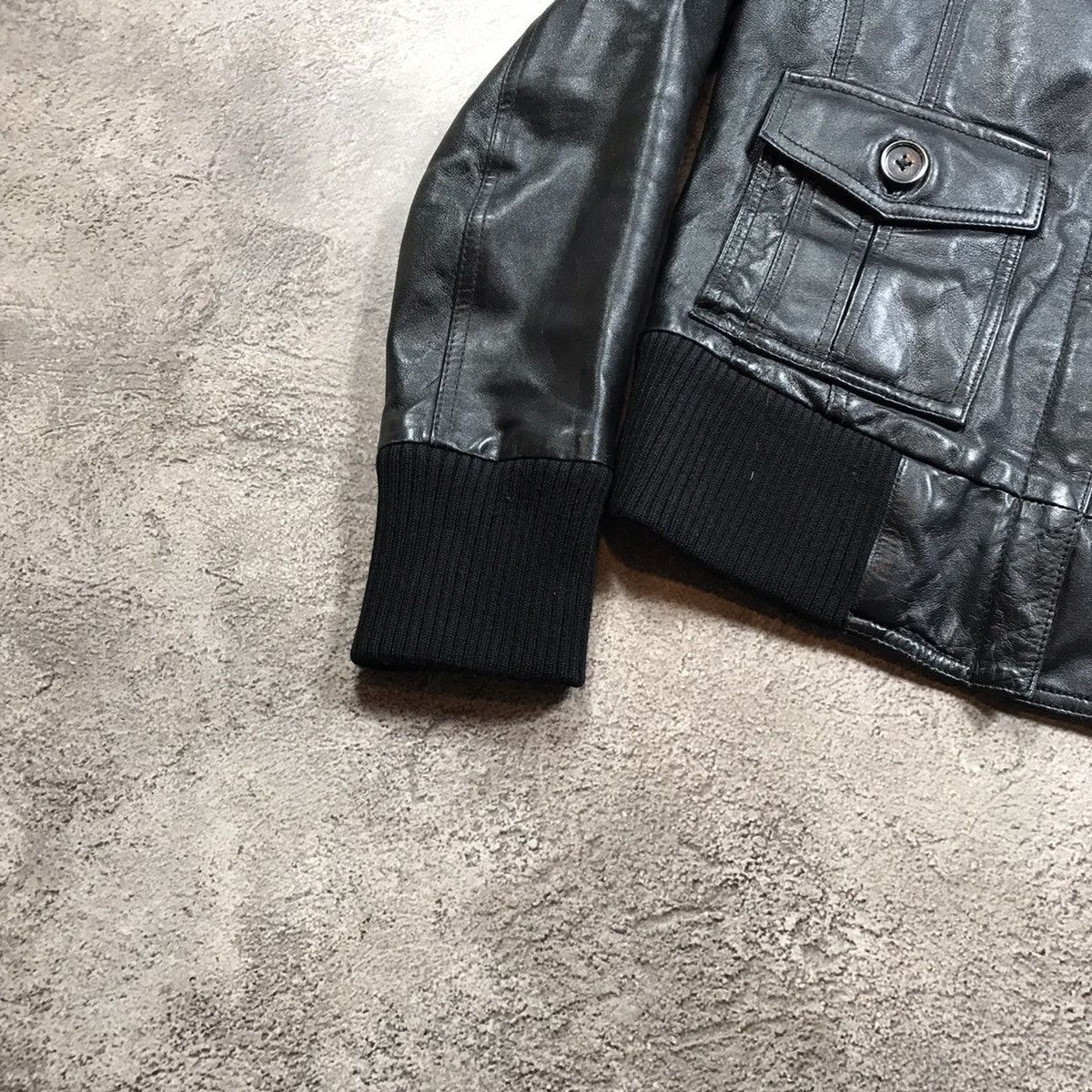 Vintage Vintage 90s Y2K Bomber Jacket Black Streetwear Archive L Size L / US 10 / IT 46 - 4 Thumbnail
