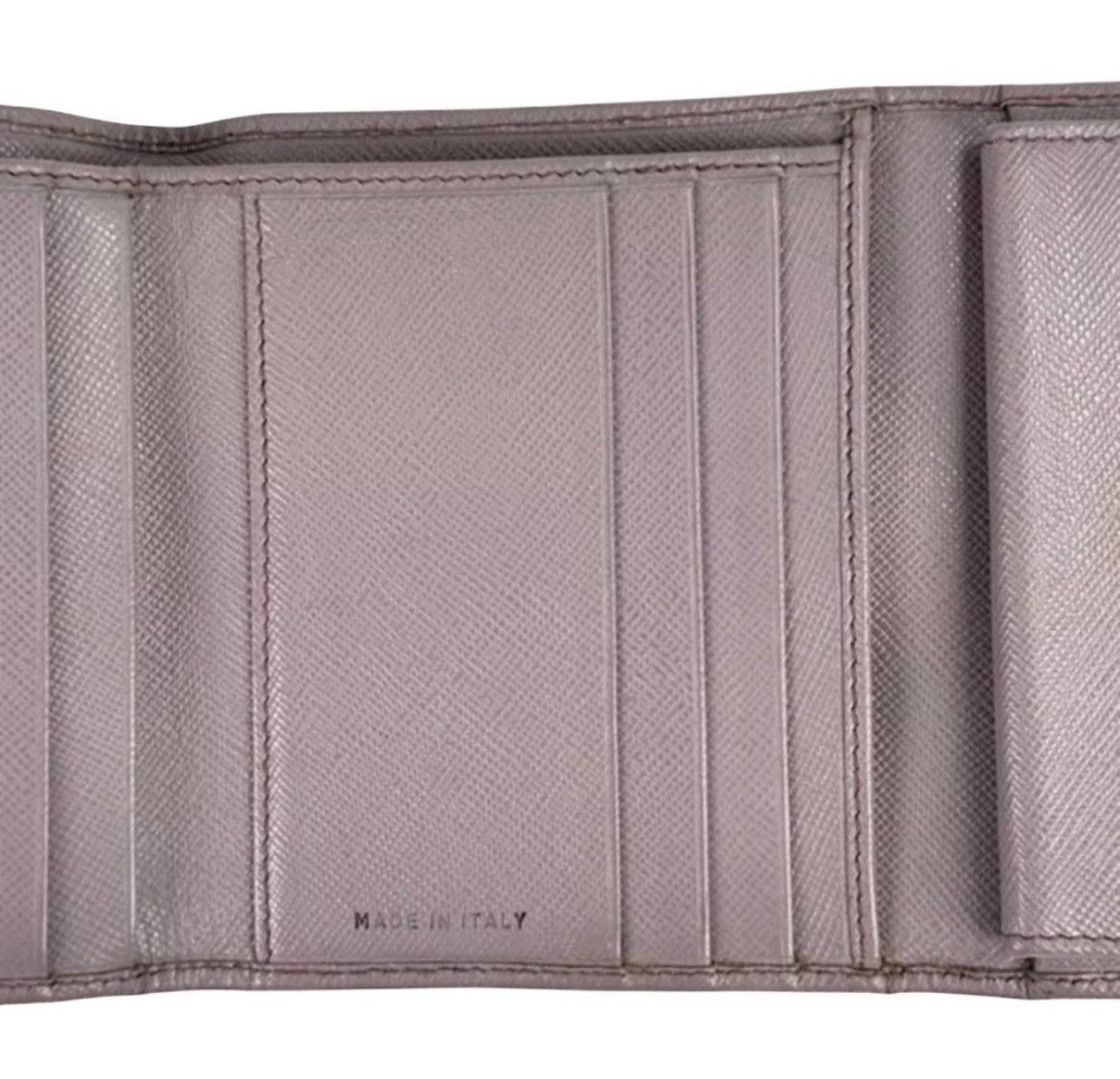 Prada Prada Safiano Leather Wallet in Pink Excellent Condition Size ONE SIZE - 9 Thumbnail