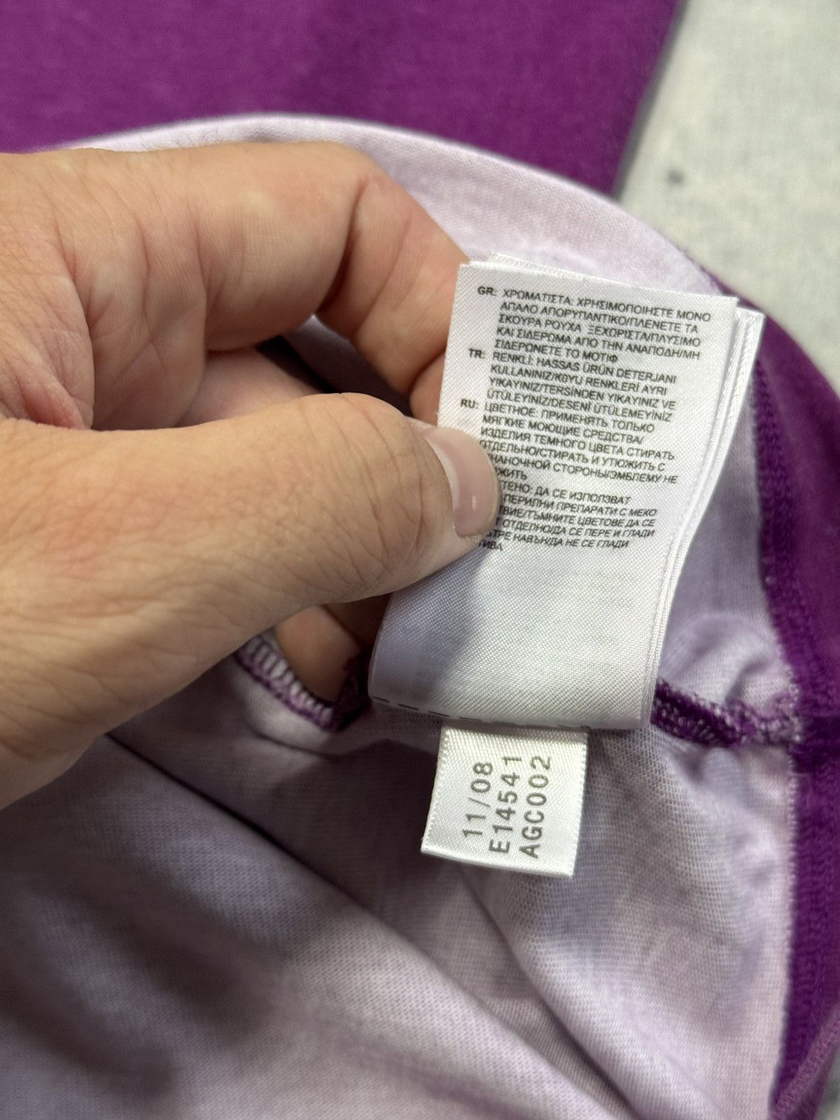 Adidas Adidas purple vintage style tee Size US S / EU 44-46 / 1 - 6 Thumbnail