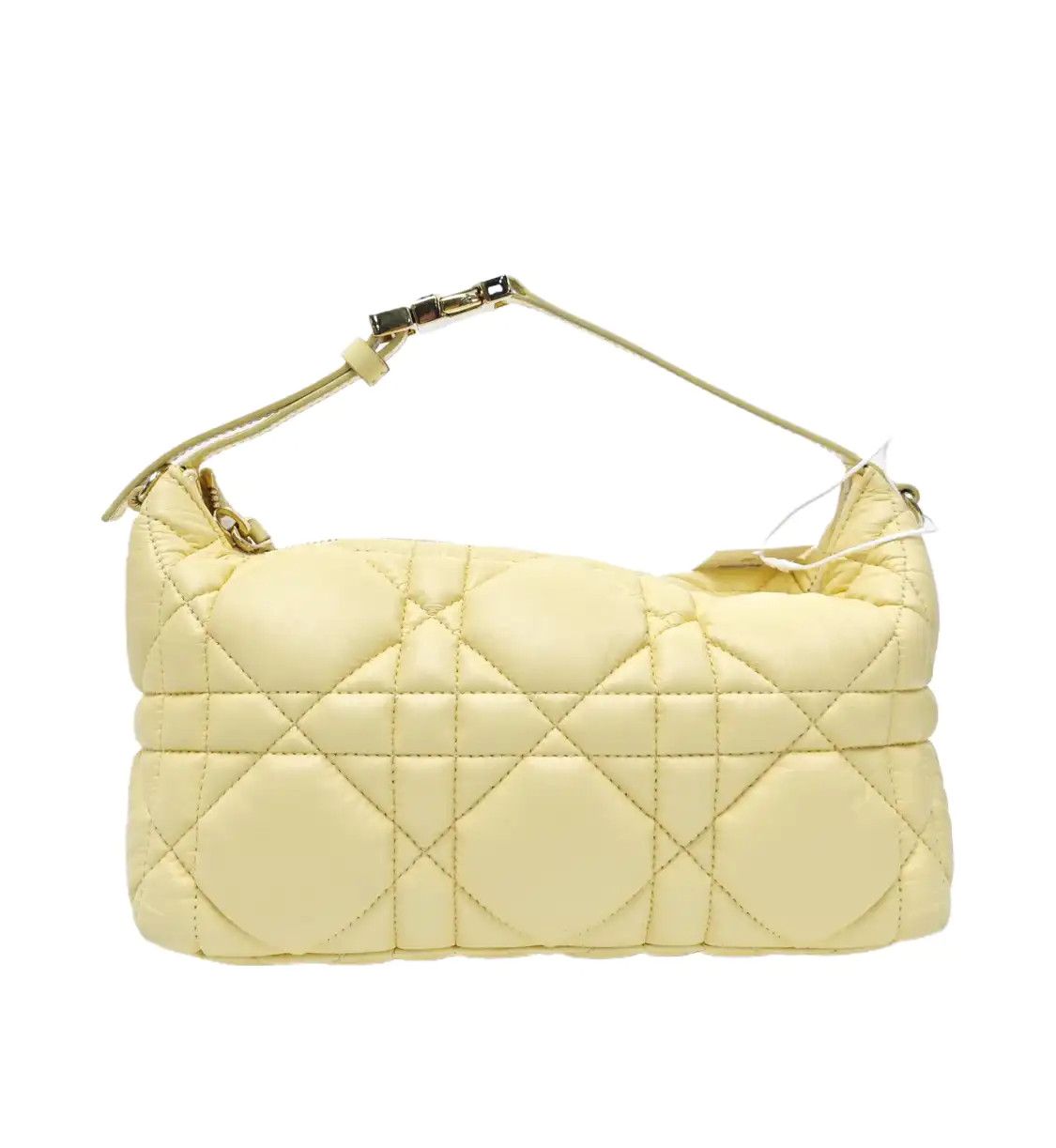 Dior DIOR Diortravel Nomad Medium light yellowcowhide leather rattan plaid quilted No Size ONE SIZE - 1 Thumbnail