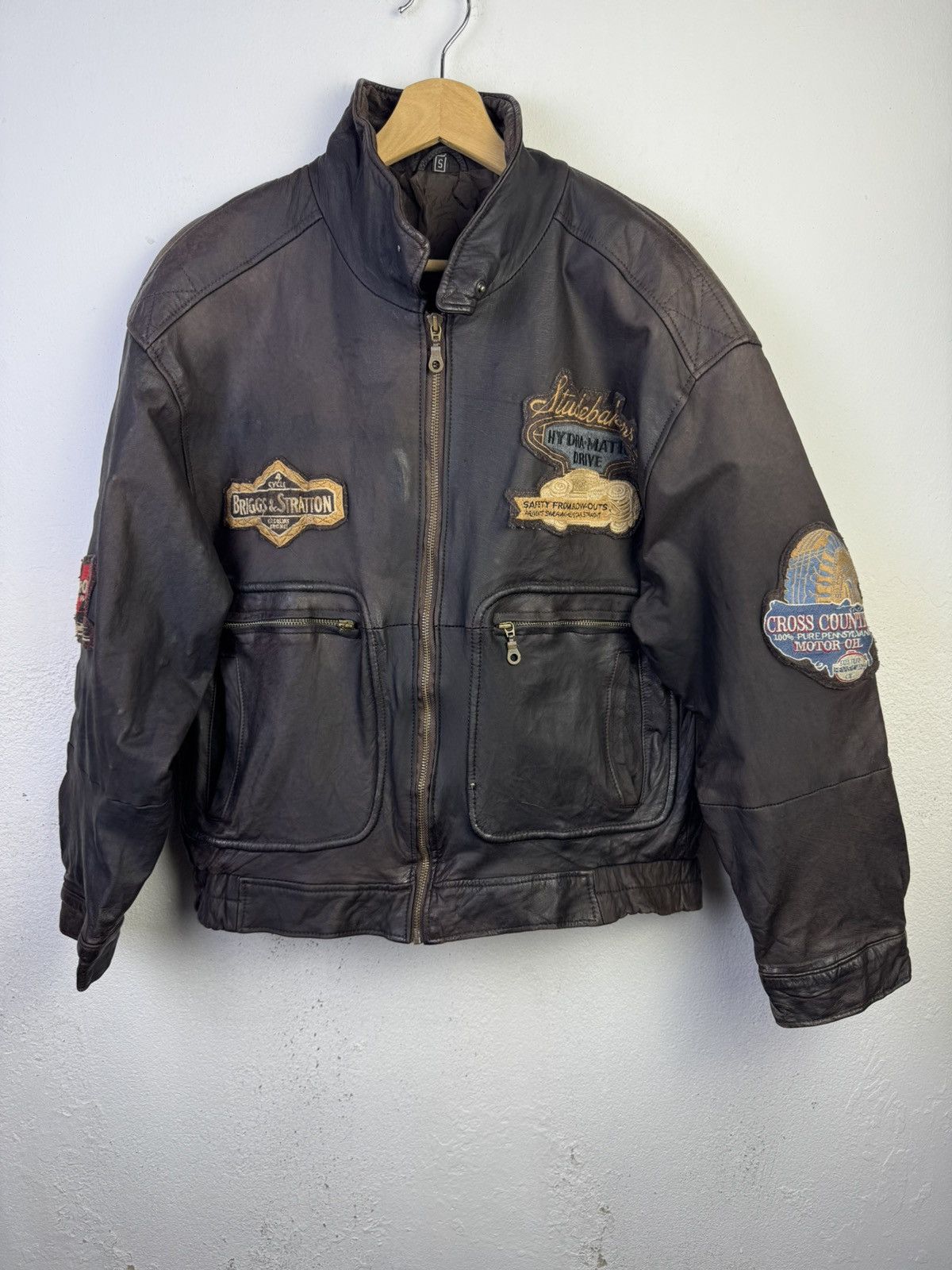 Indian Motorcycle Vintage Leather Motorcycle BikerJacket Rollfast Indian Size US S / EU 44-46 / 1 - 1 Thumbnail