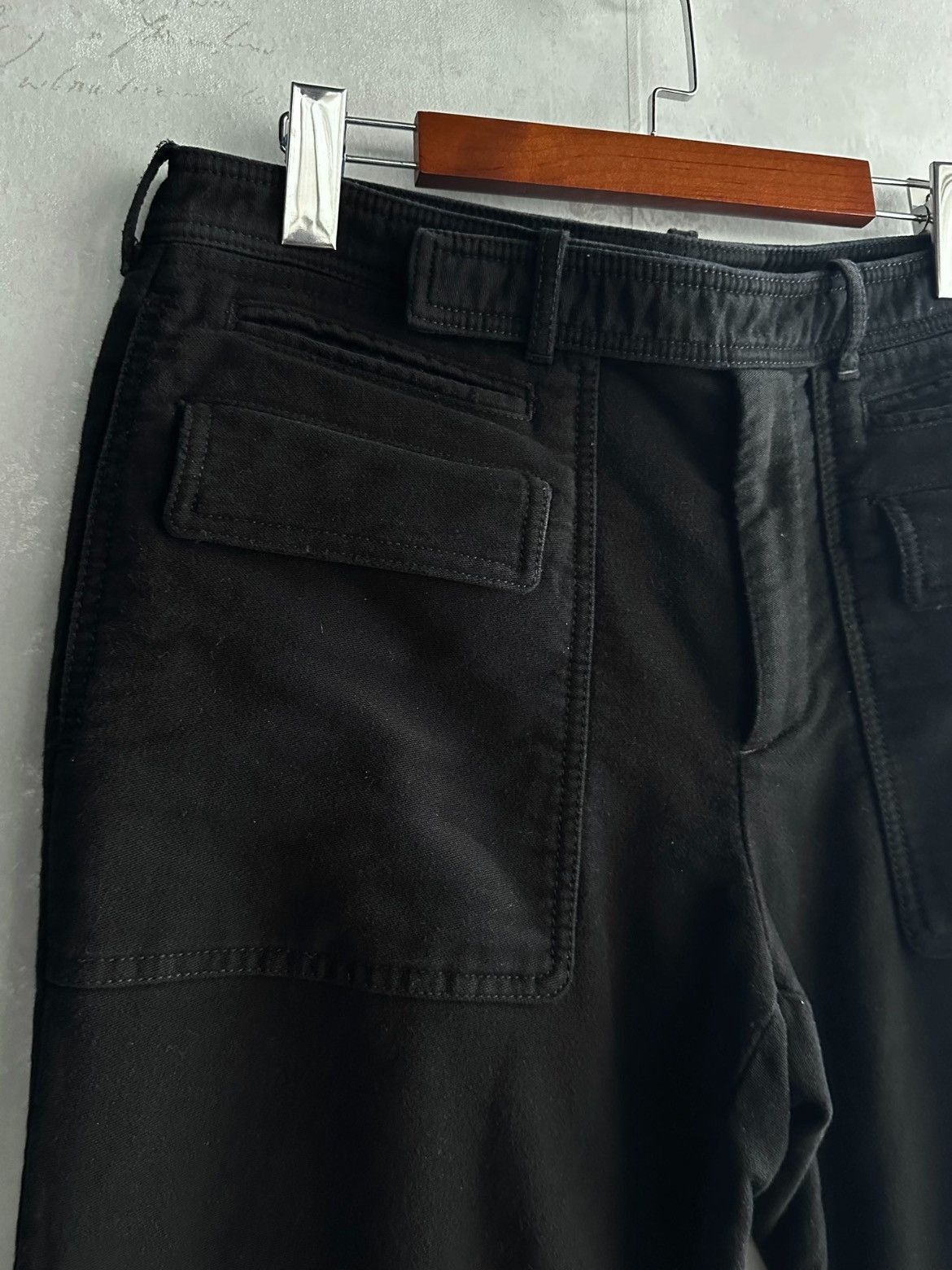 Balenciaga Sz 48 Balenciaga 12AW Suede Pocket Cargo Pants-2505 Size US 32 / EU 48 - 1 Thumbnail